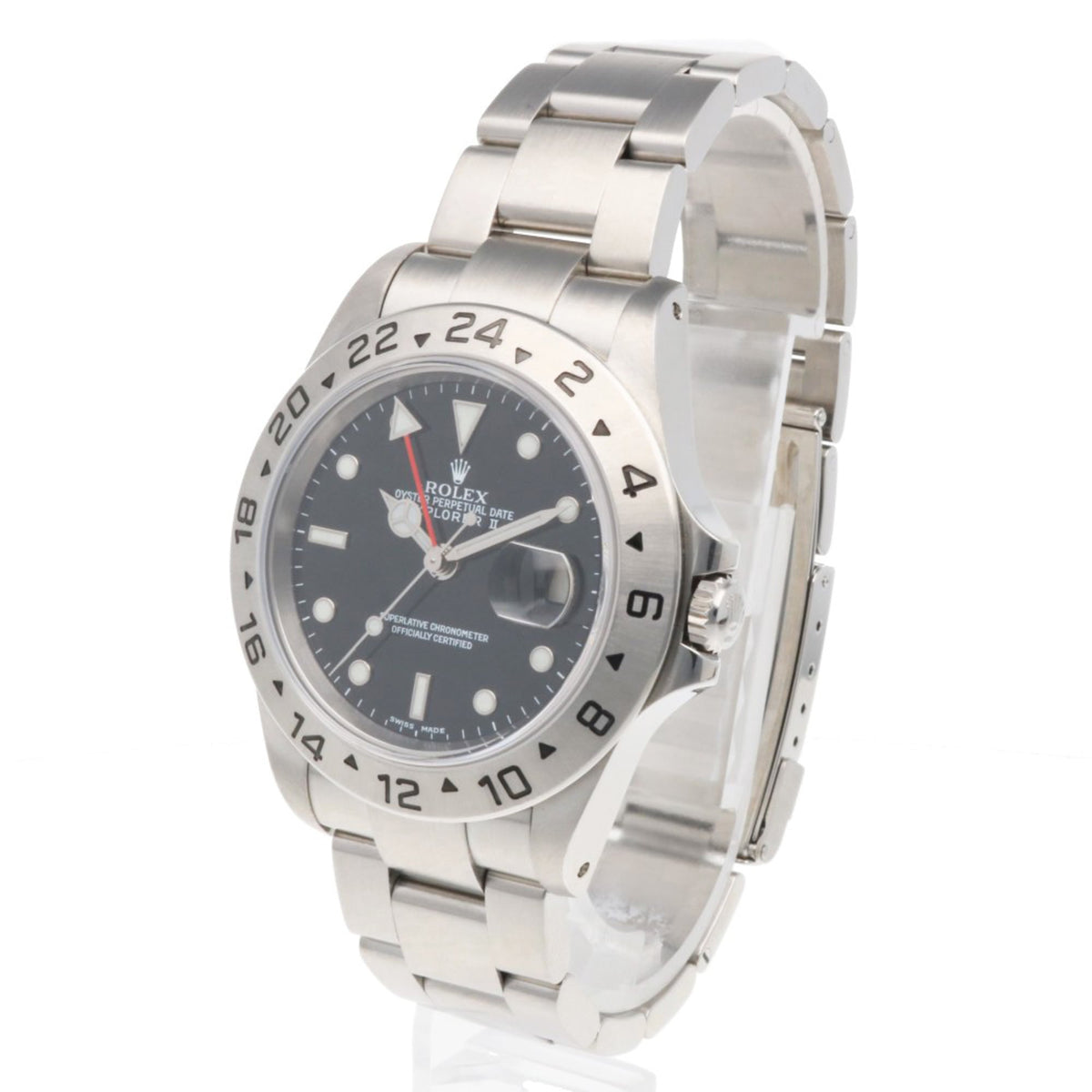 Rolex Explorer II Oyster Perpetual 16570 Schwarz Zifferblatt 40mm Uhr