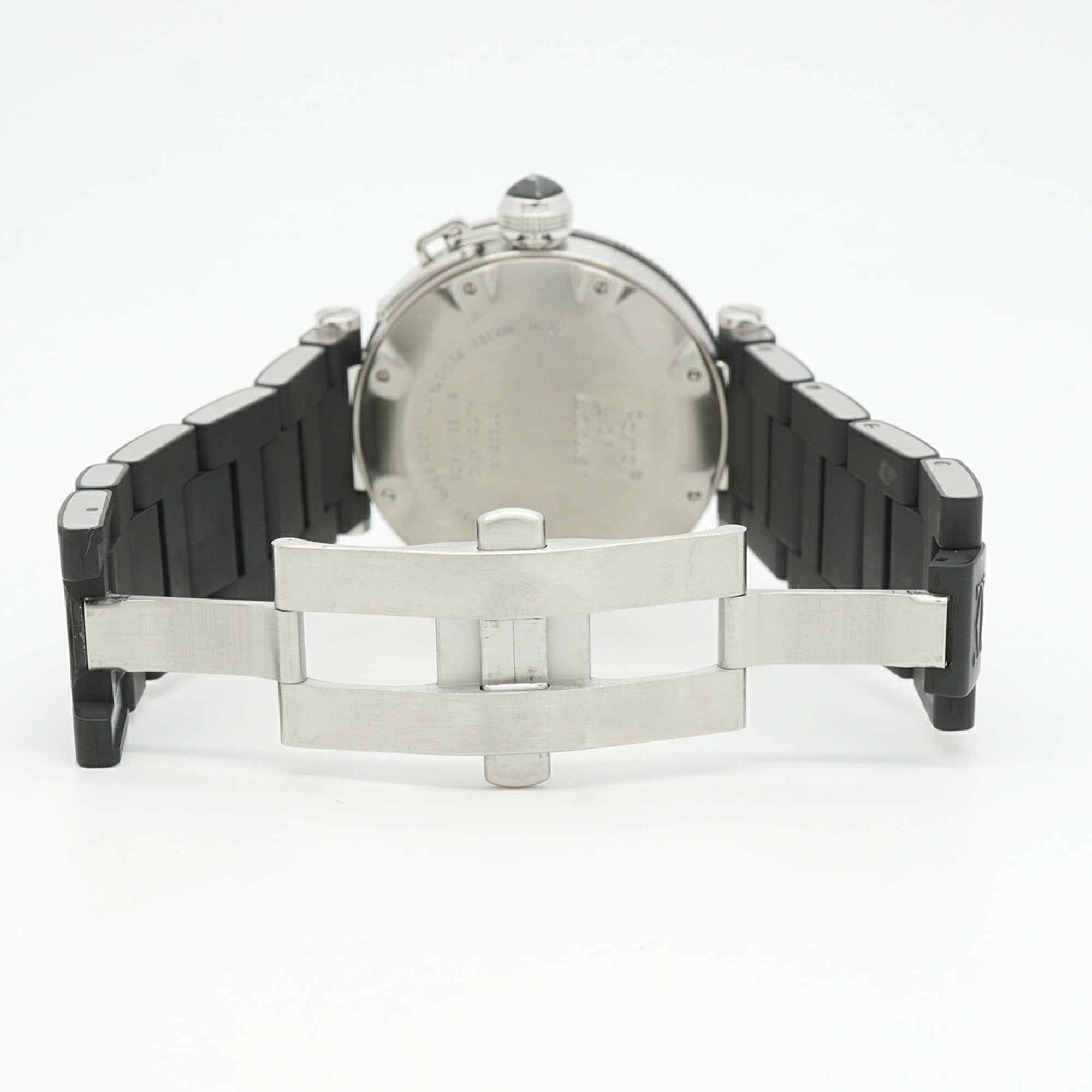 Montre Cartier Pasha Seatimer Date W31077U2 Noir Cadran 40mm