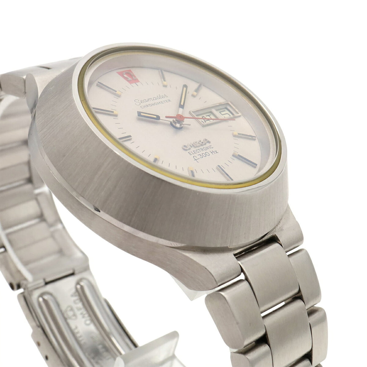 Omega Seamaster Electronic Day-Date ST398.0811 Silver Dial 41mm Watch