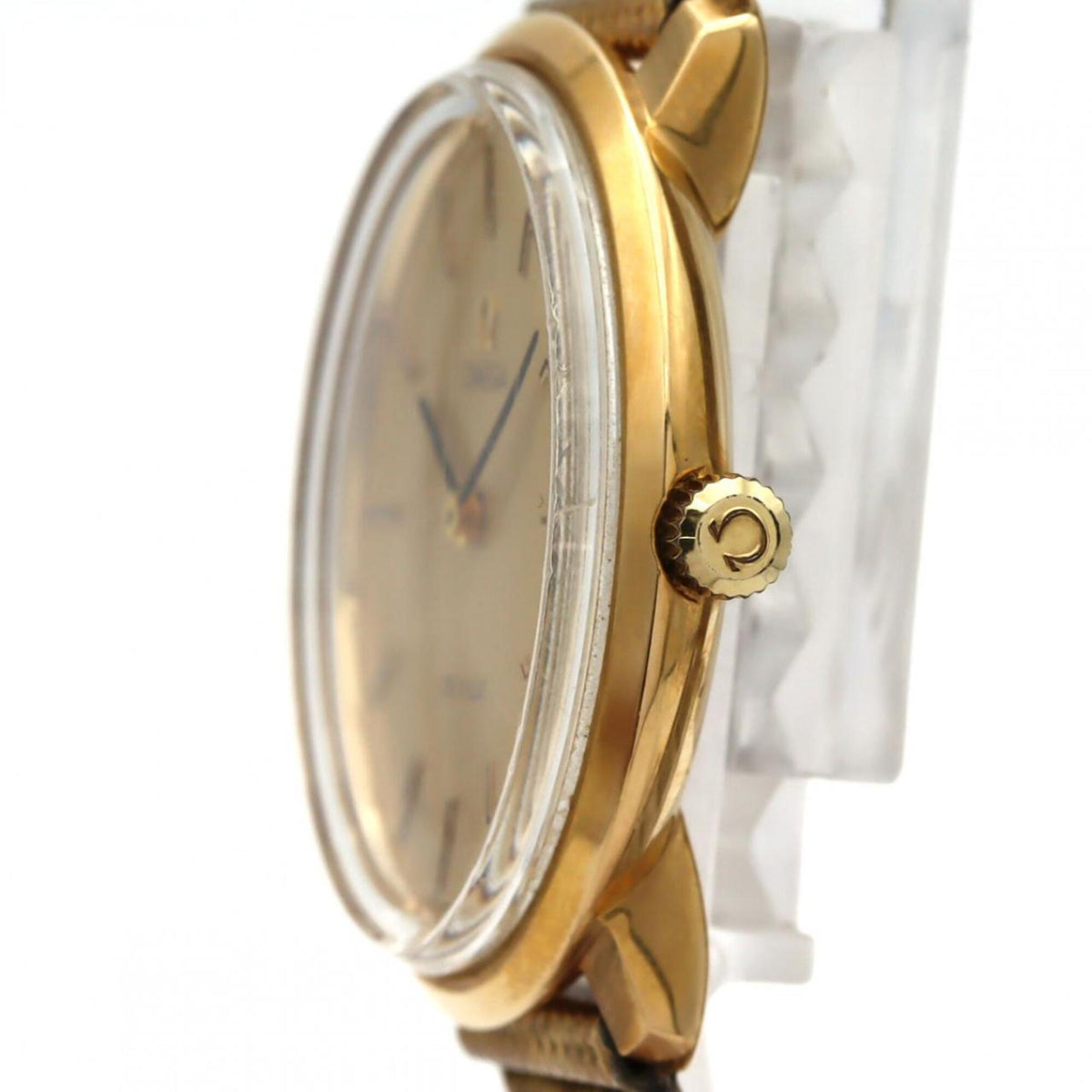 Omega De Ville GZl1linv mit goldenem Zifferblatt, 33 mm Uhr