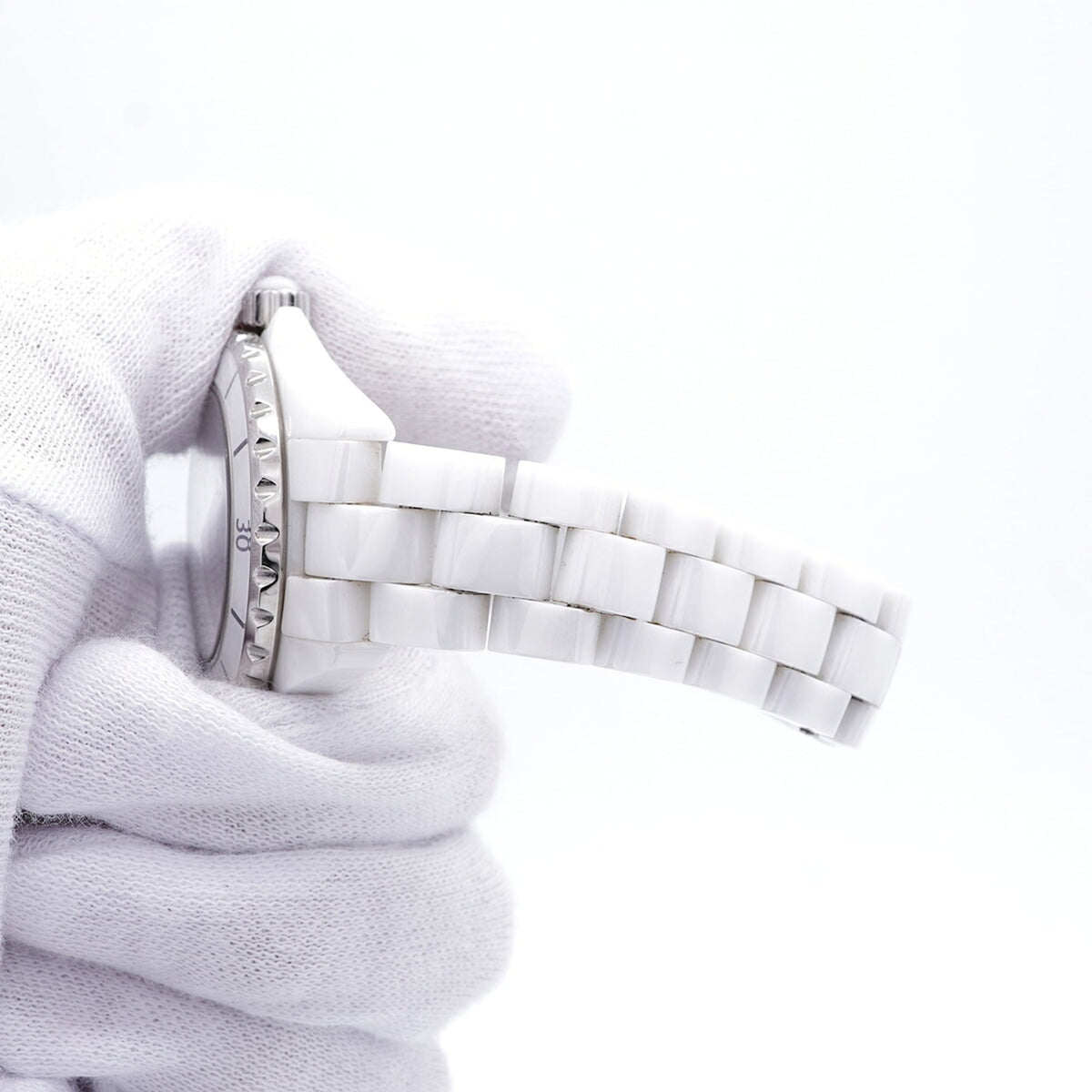 Chanel J12 H0968 Weiß Zifferblatt 34 mm Uhr