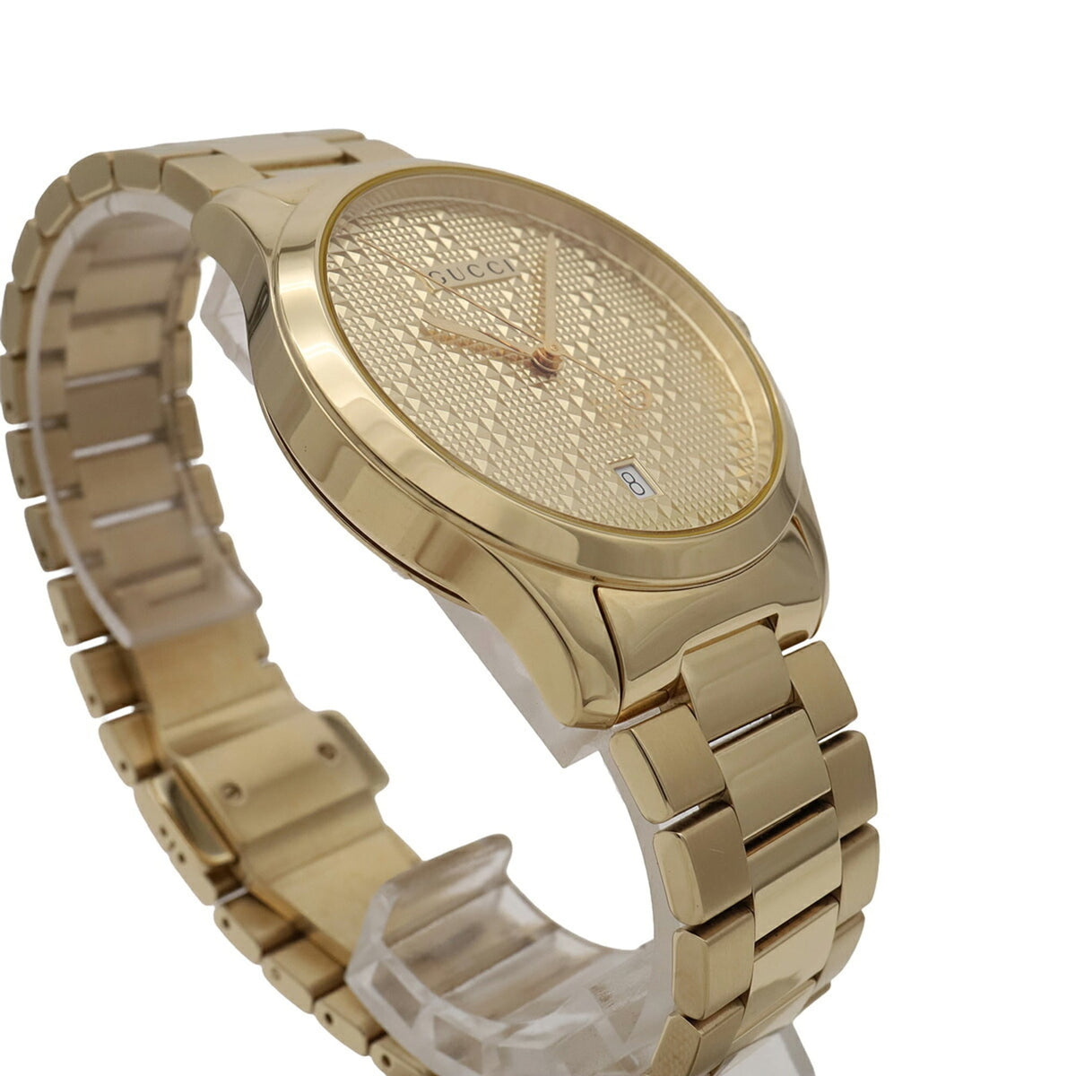 Montre Gucci G-Timeless à cadran doré, 38 mm