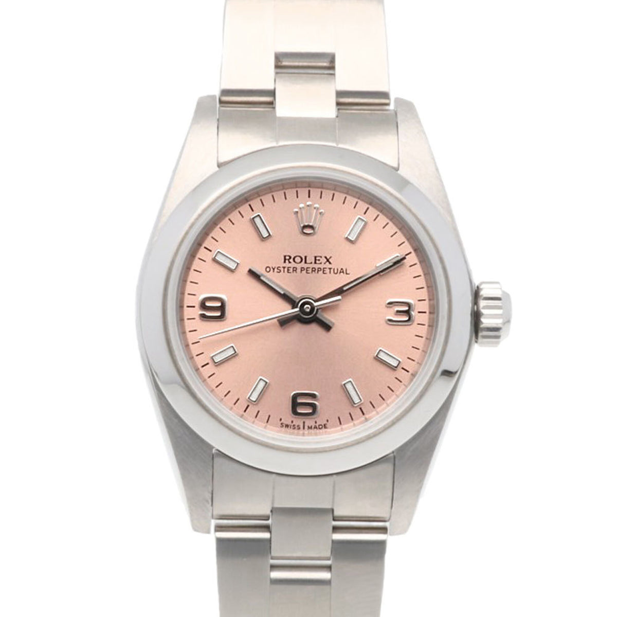 Montre Rolex Oyster Perpetual 76080 Rose avec cadran de 24 mm