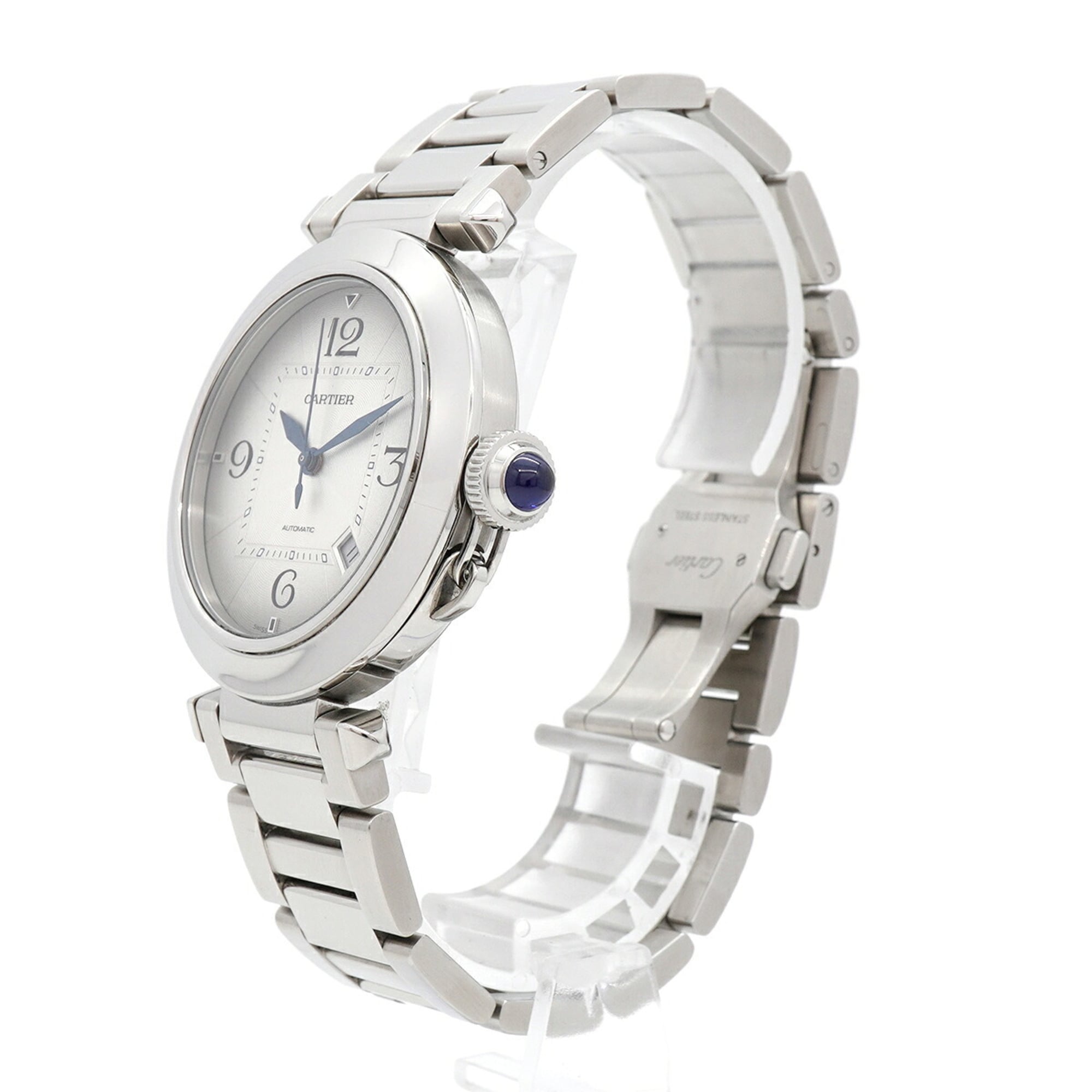 Cartier Pasha de WSPA0009 Silver Dial 40mm Watch