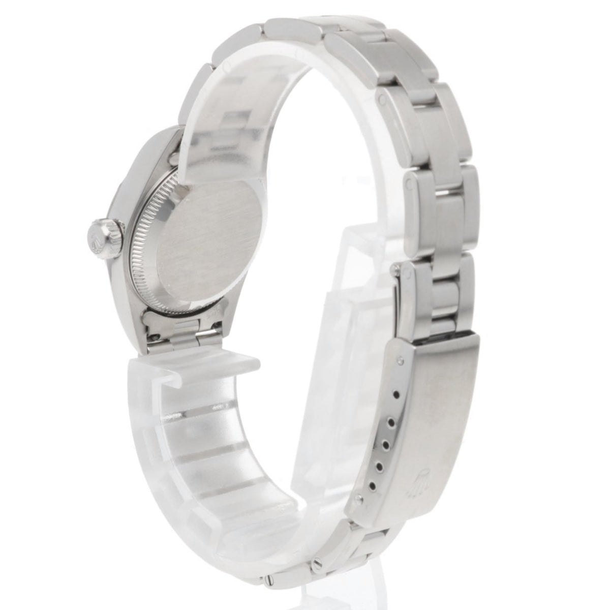 Rolex Oyster Perpetual 67230 met zilveren wijzerplaat, 24 mm