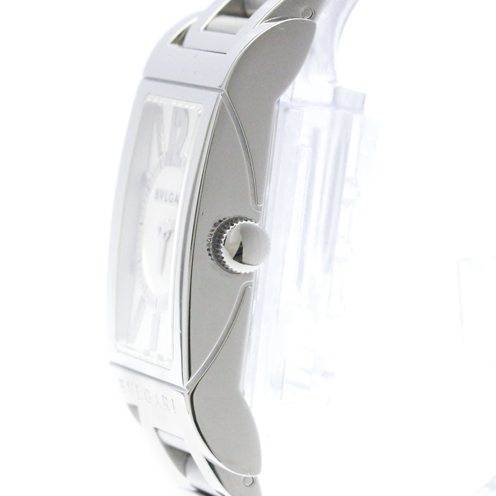 Bulgari Rettangolo Stainless Steel Quartz Ladies Watch RT39S Polished
