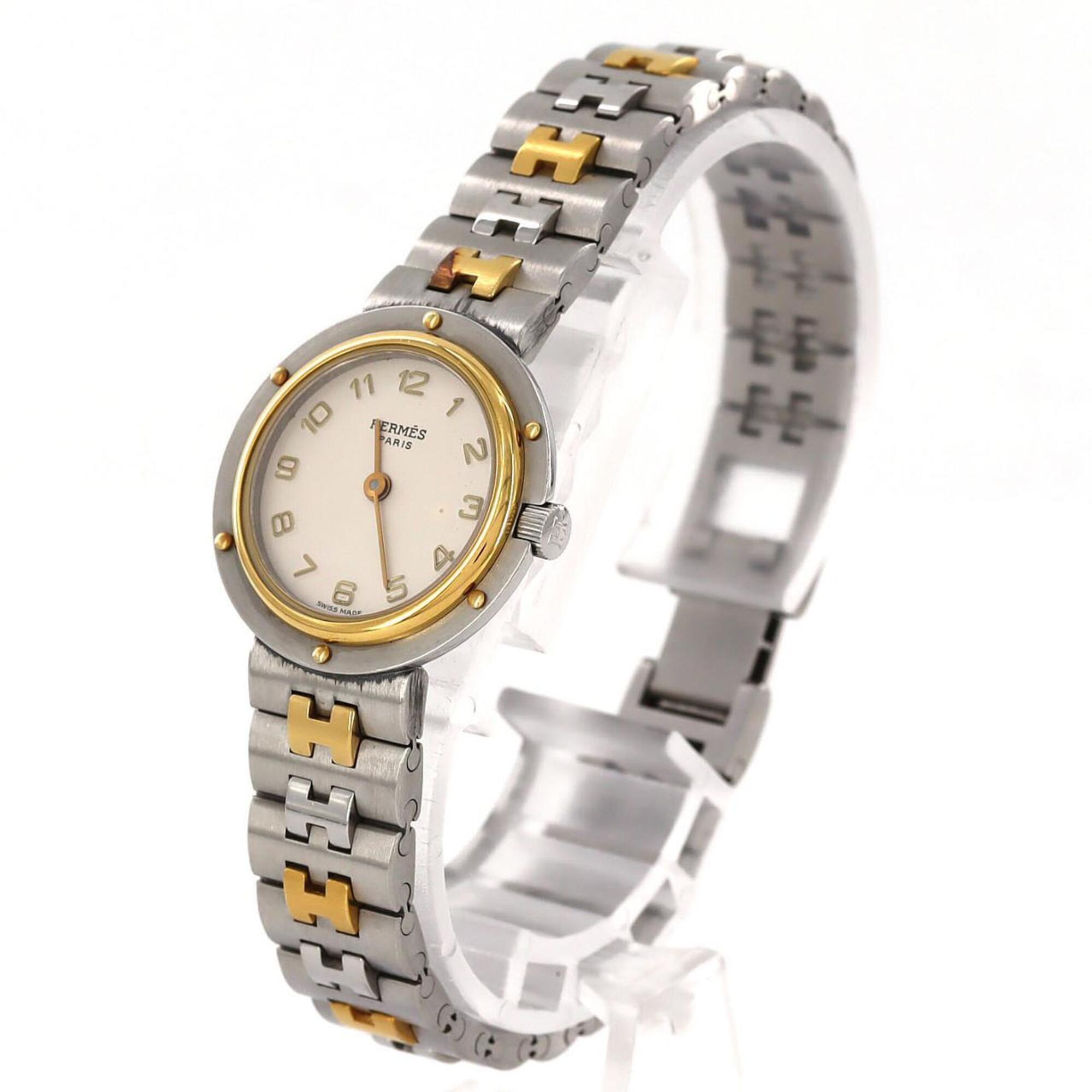 Hermes Olympia Combination SSxGP Quartz Watch