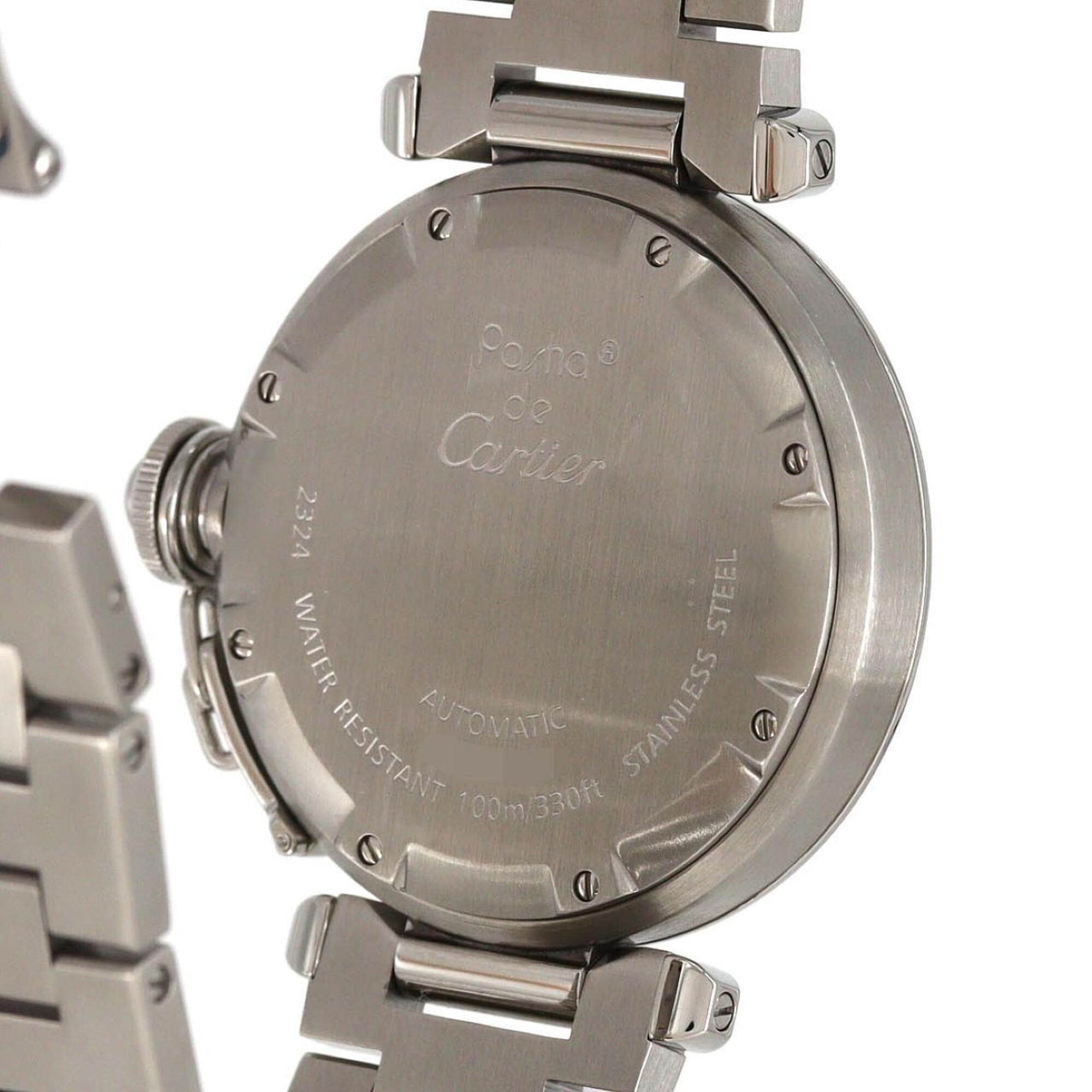 Cartier Pasha C W31076M7 Stainless Steel Automatic Watch