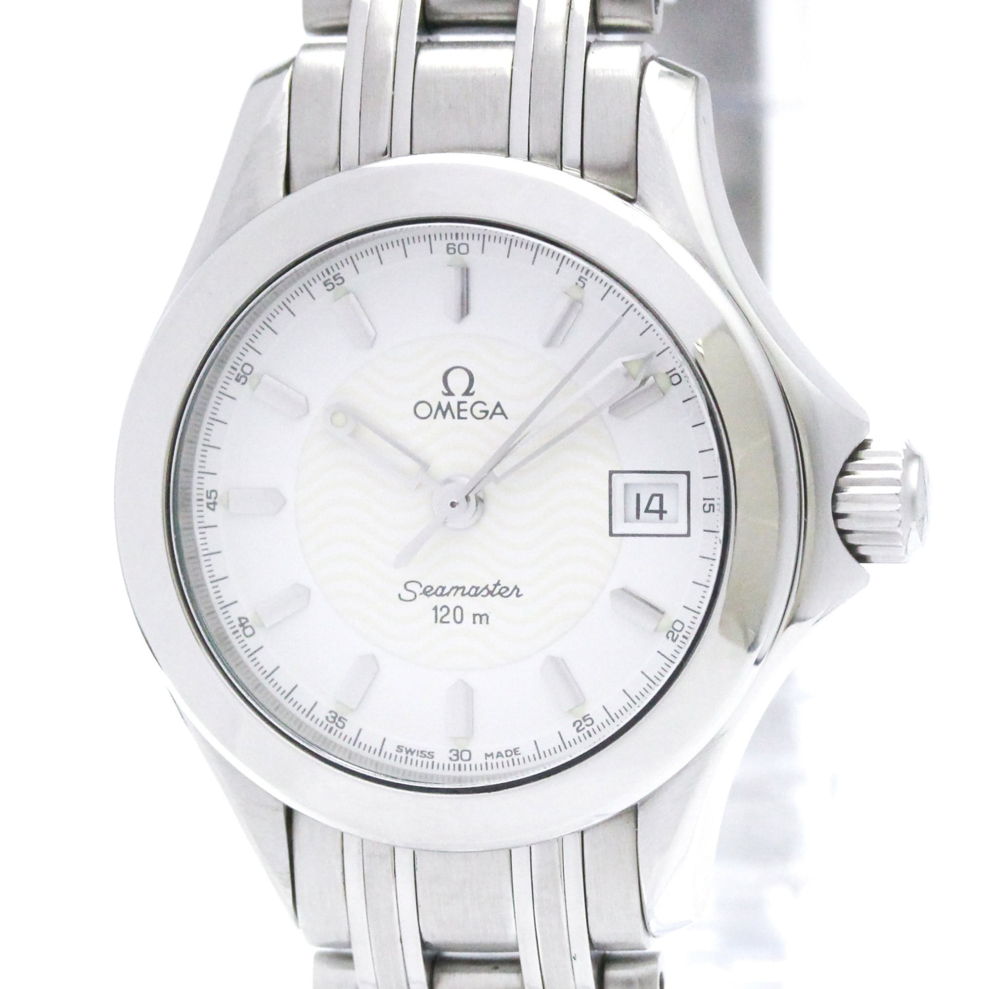 Montre Omega Seamaster 2581.21 Blanc avec cadran de 26 mm