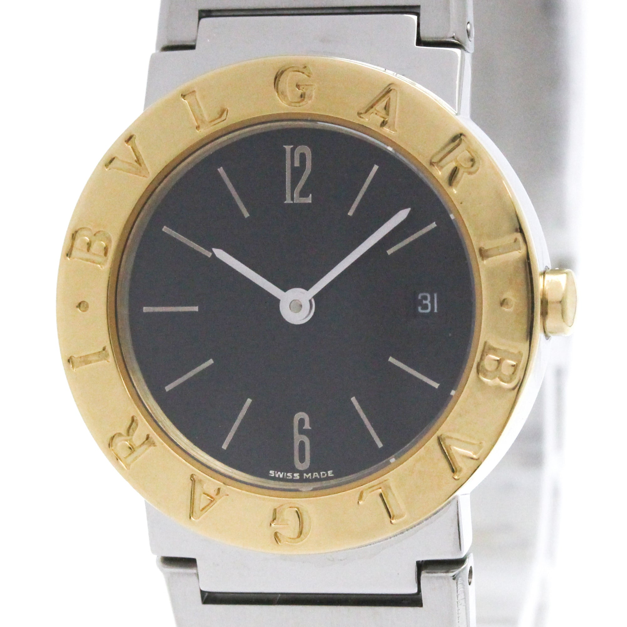 Bvlgari Bvlgari Bvlgari BB26SGD Black Dial 26mm Watch