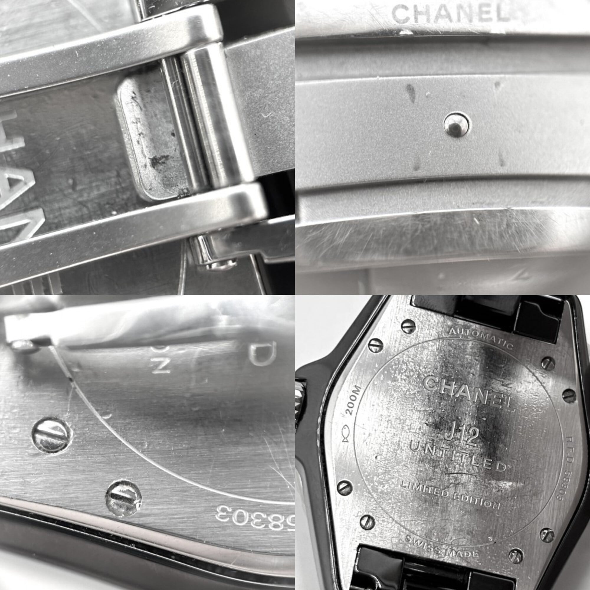 Chanel J12 H5581 Black Dial 38mm Watch