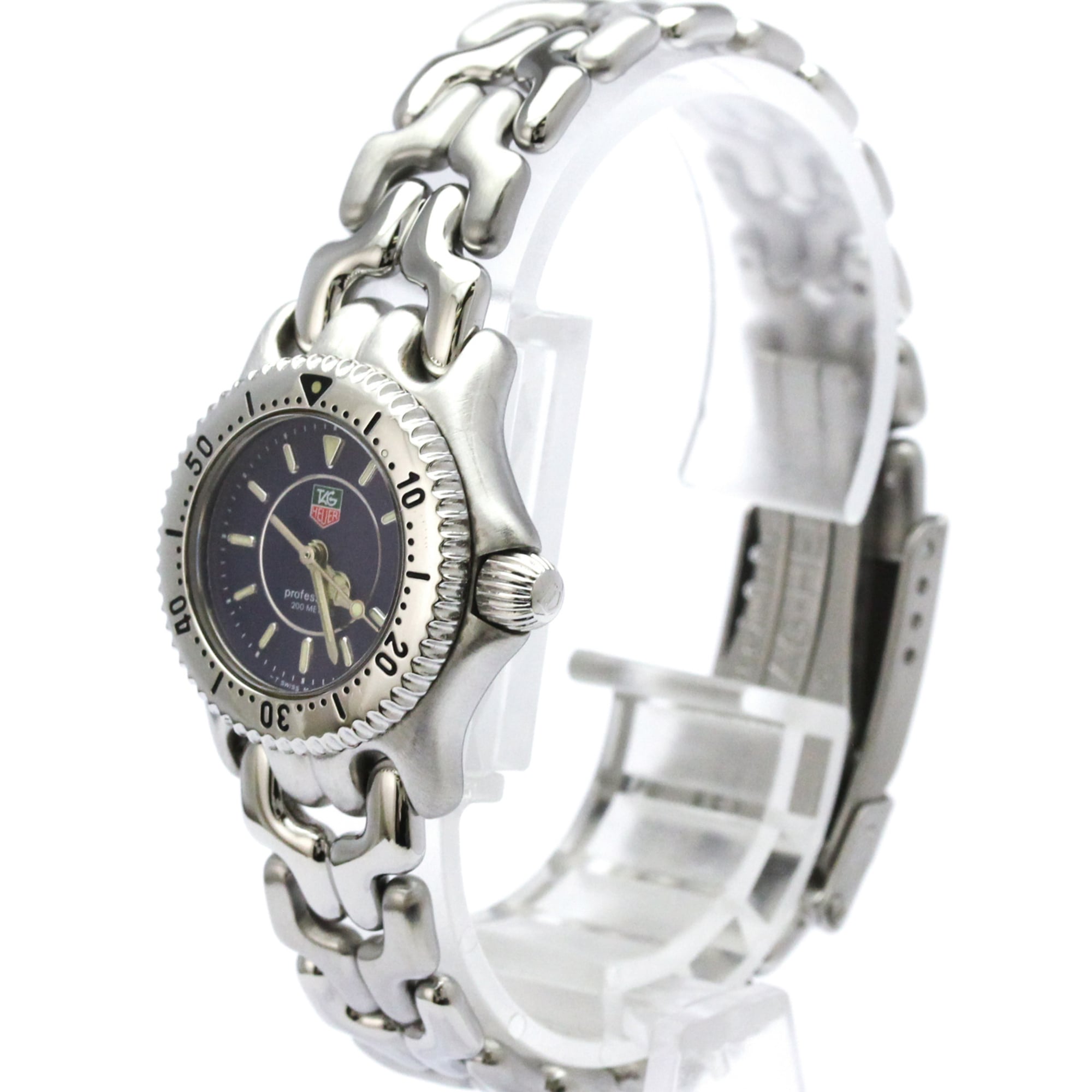 TAG HEUER Sel Professional 200M Steel Quartz Ladies Watch WG141A Polished