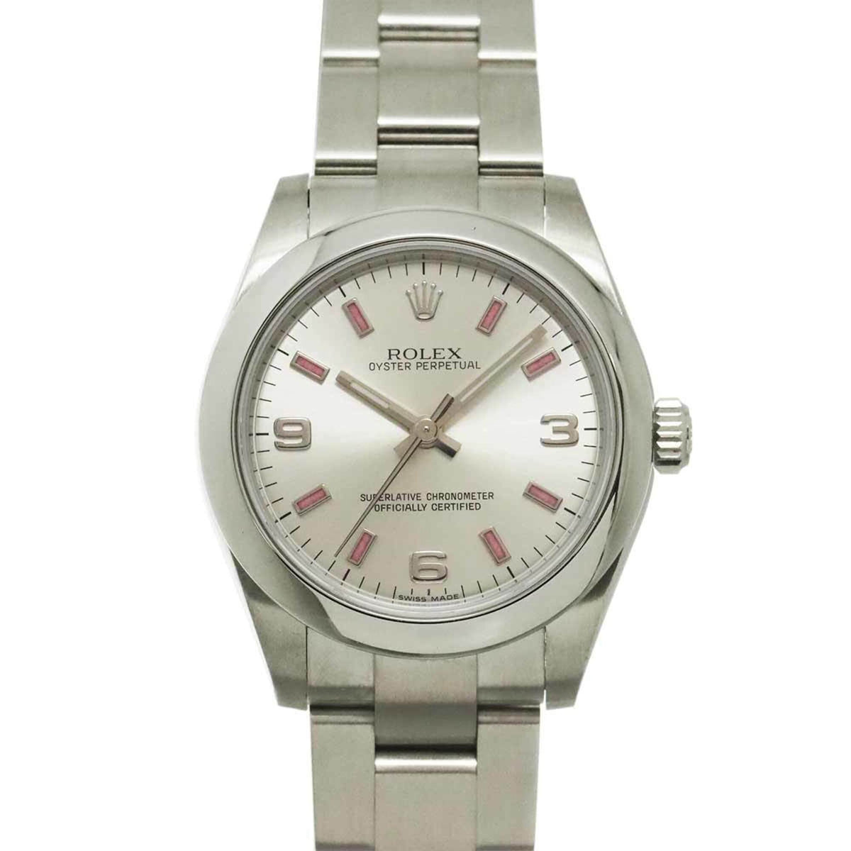 Montre Rolex Oyster Perpetual 177200 à cadran bleu, 31 mm