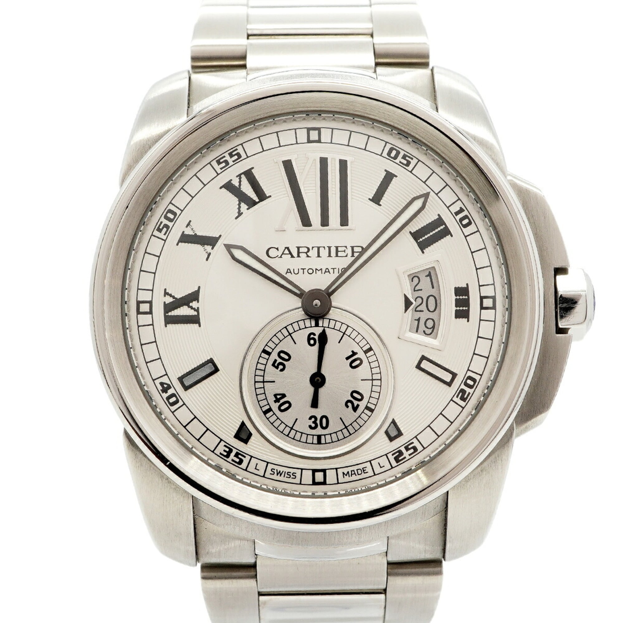 Cartier Calibre W7100015 Silver Dial