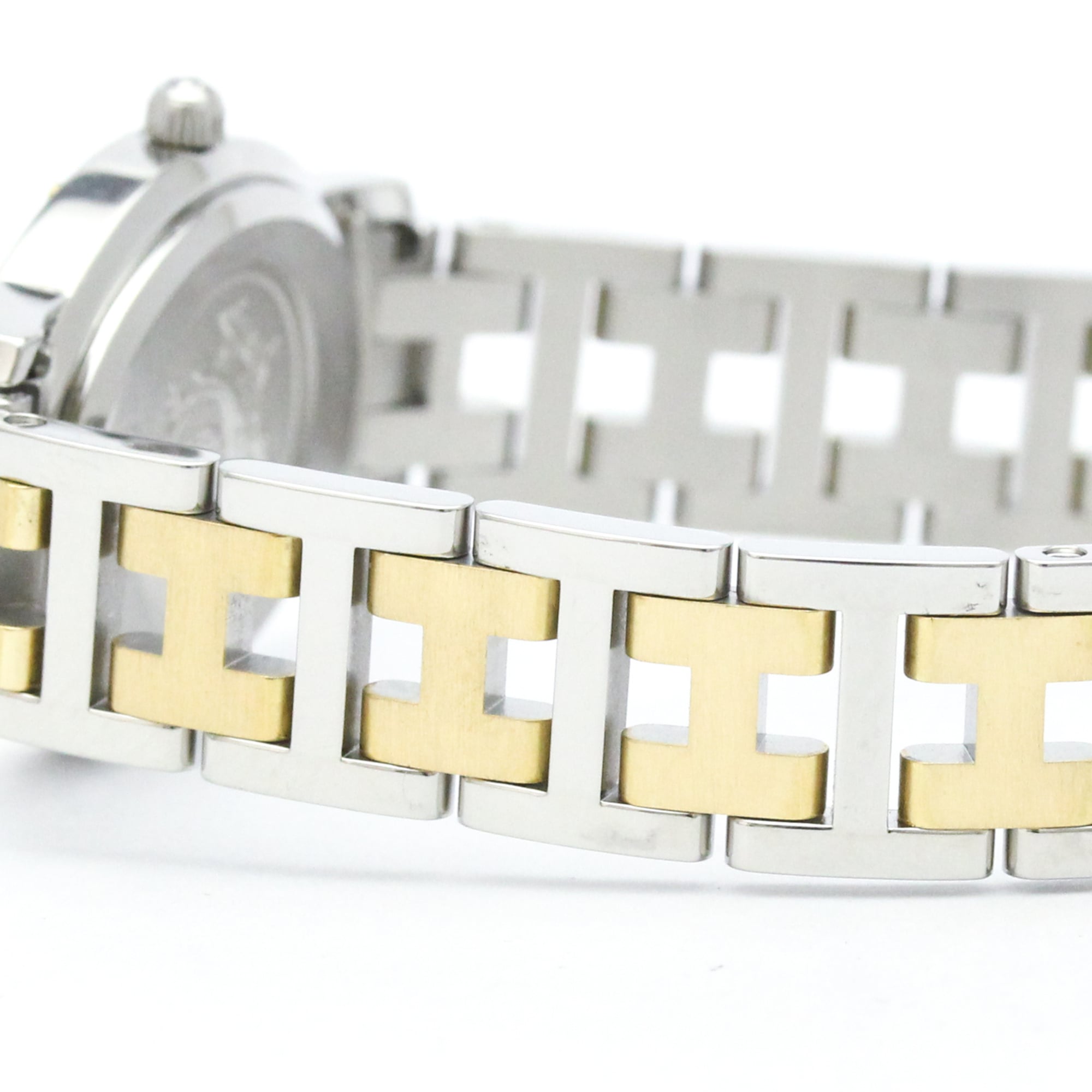 Montre Hermes Clipper CO1.220, cadran argenté, 22 mm