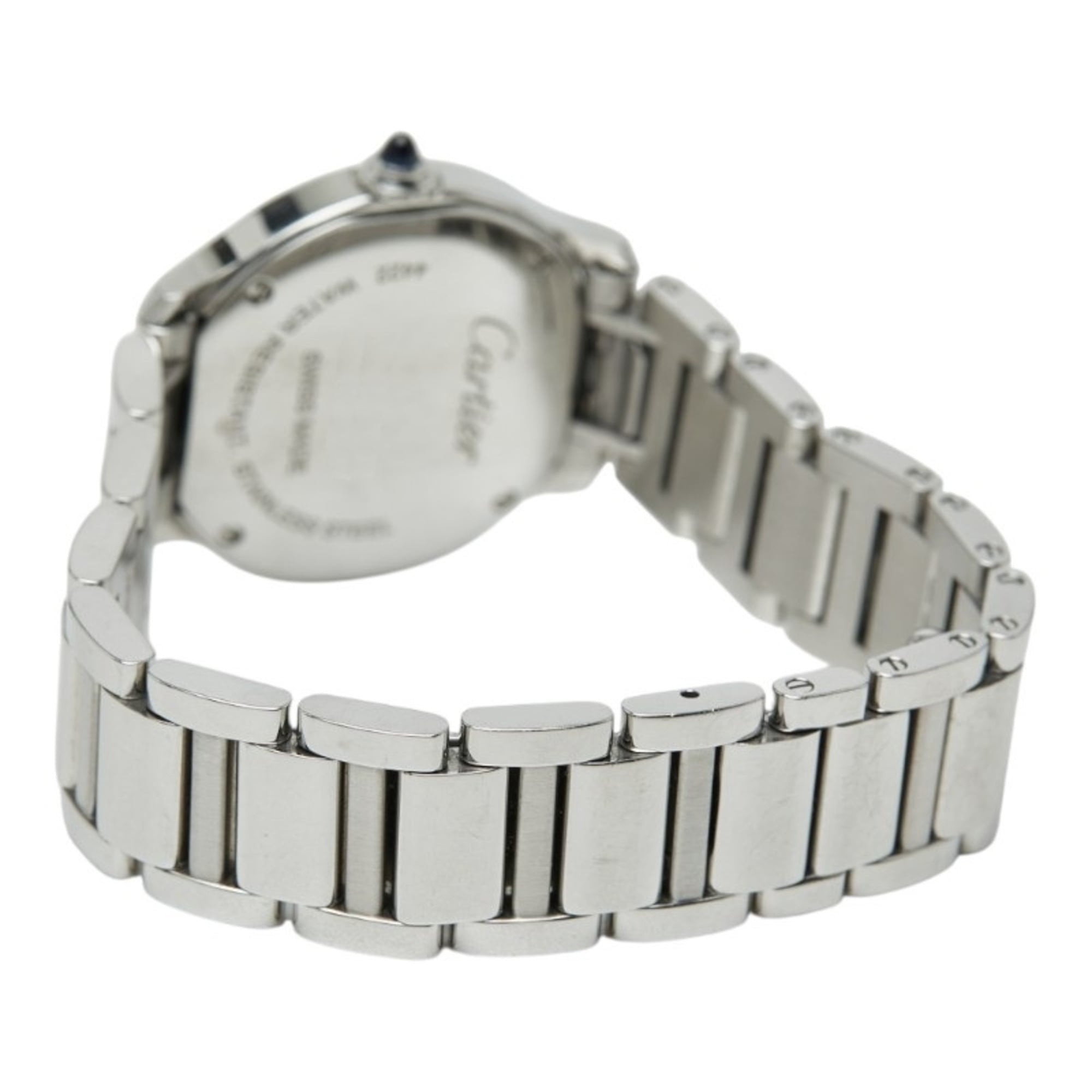 Cartier Ronde Must – Online-Exklusivmodell WSRN0033Quarz Weiß Zifferblatt, Edelstahl, Damenuhr CARTIER