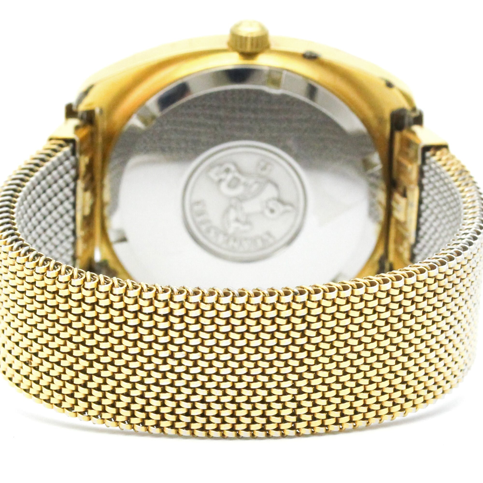 Omega Seamaster 166.064 Gold Dial 38mm Watch