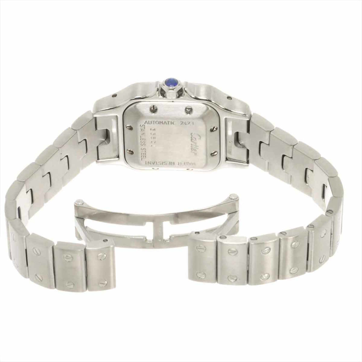 Cartier Santos Galbee SM W20044D6 Silber Zifferblatt 24 mm Uhr