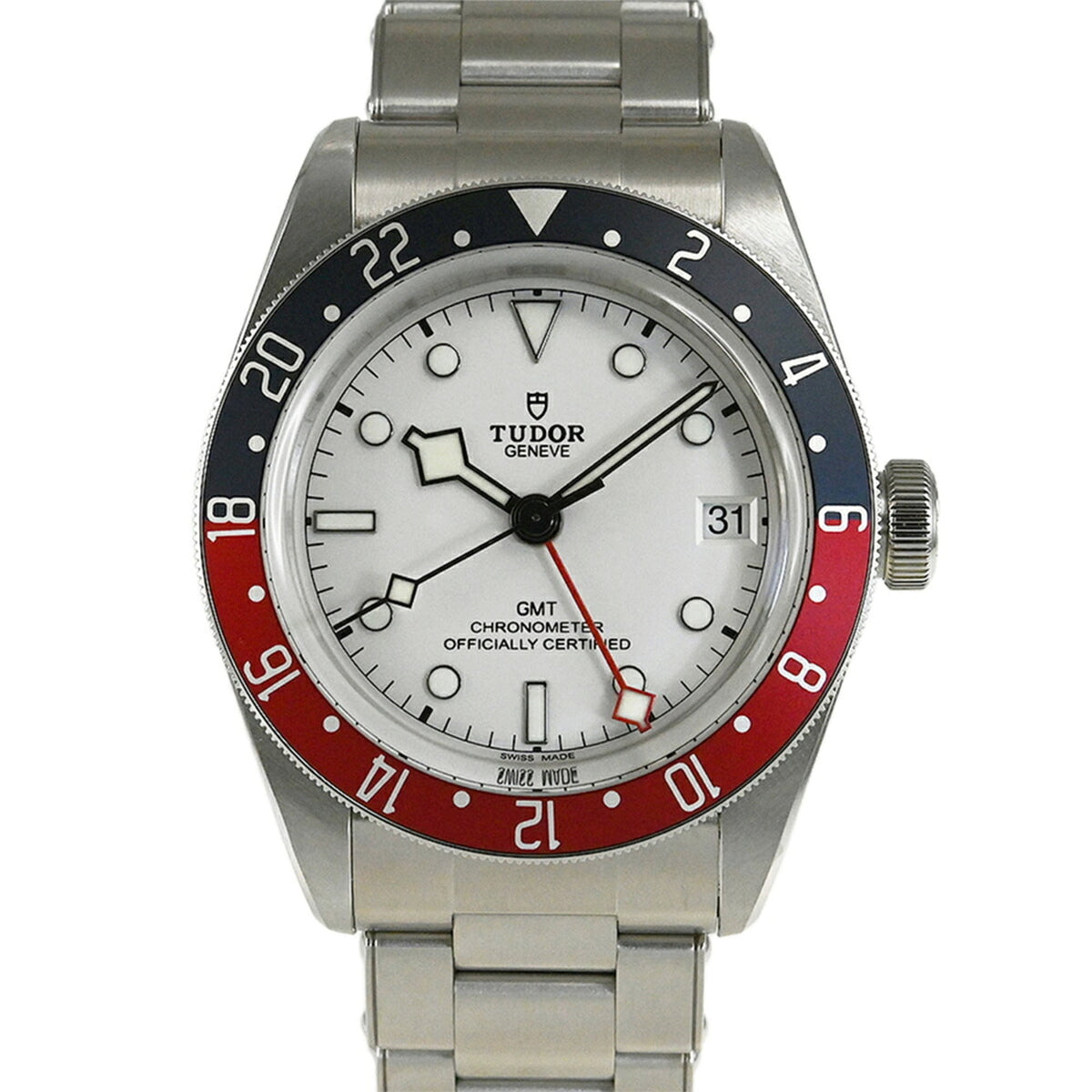Tudor Black Bay GMT 79830RB Silver Dial 41mm Watch
