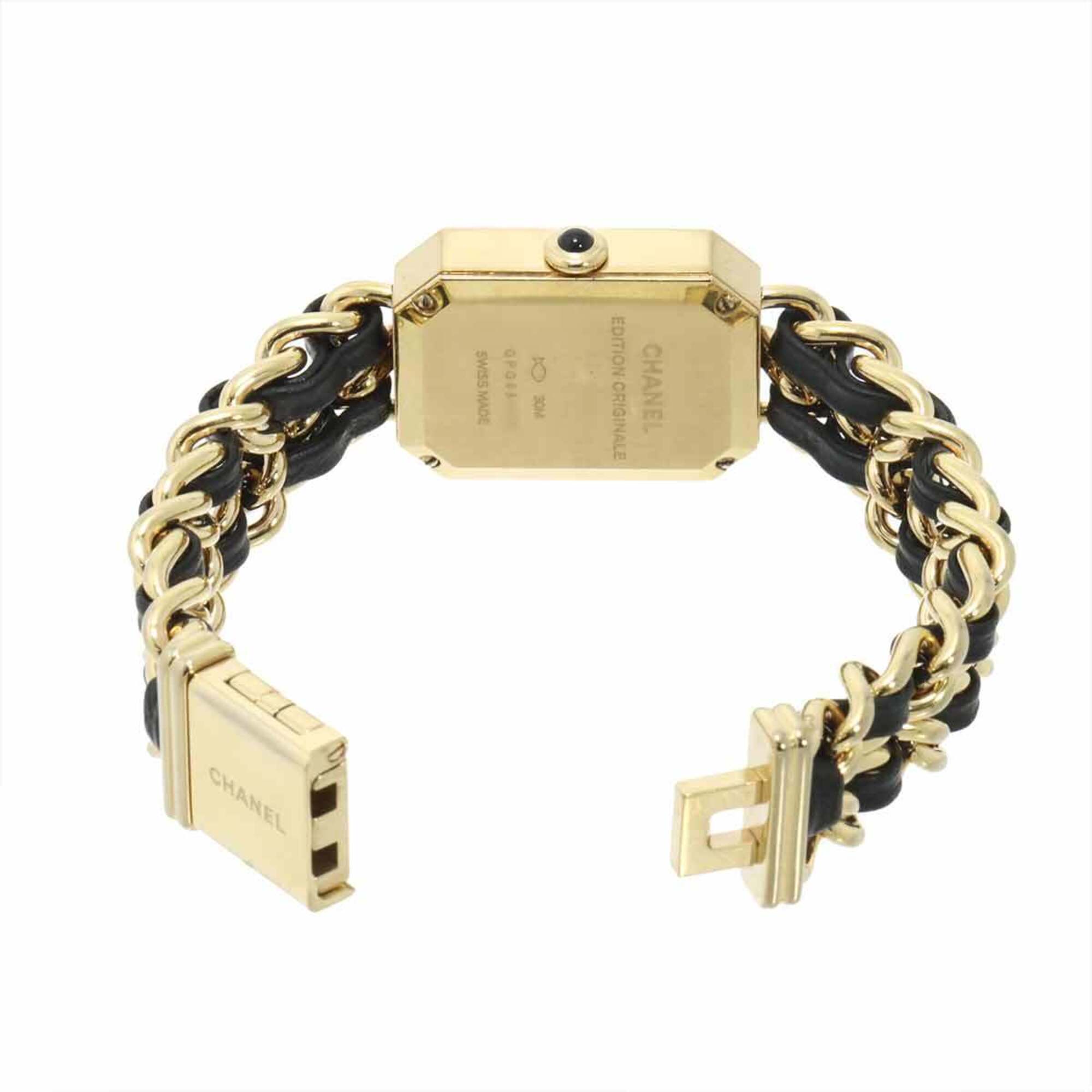 Montre Chanel Première, taille S, référence H6951, modèle actuel, montre pour femmeNoir orQuartz