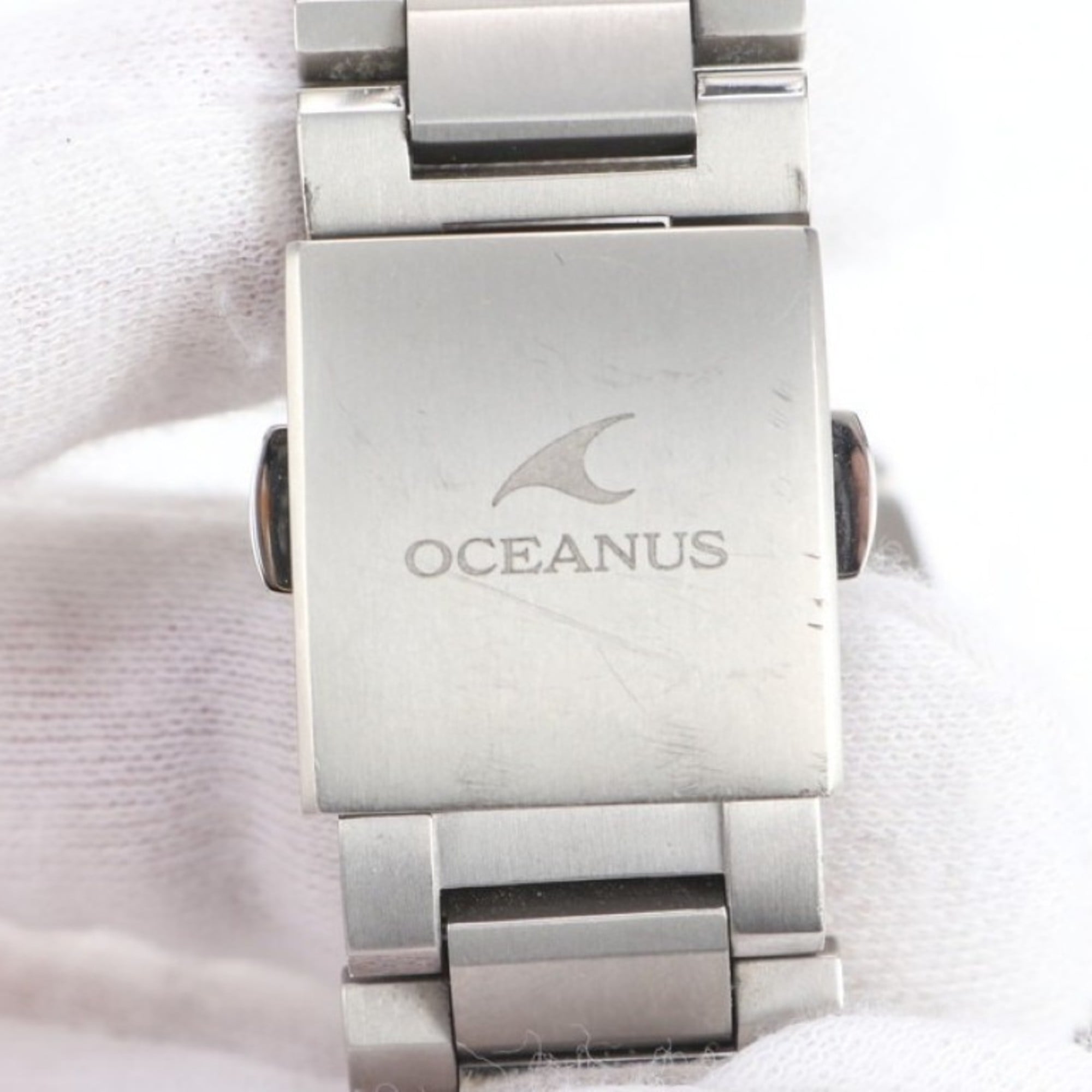 CASIO Oceanus OCWG1100TG-1AJF analoog herenhorloge (zwart, blauw, zilver, titanium)