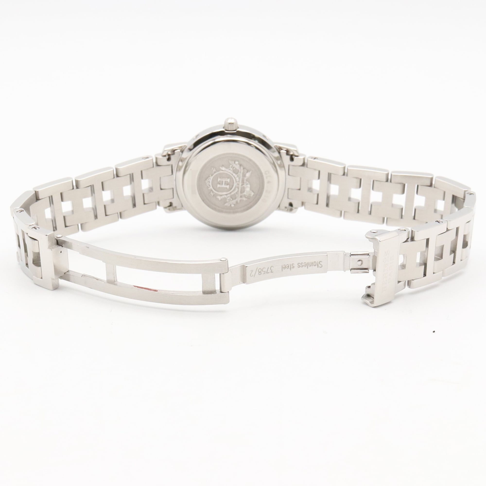 Hermes Clipper CL4.210 White Dial Stainless steel 24mm Watch