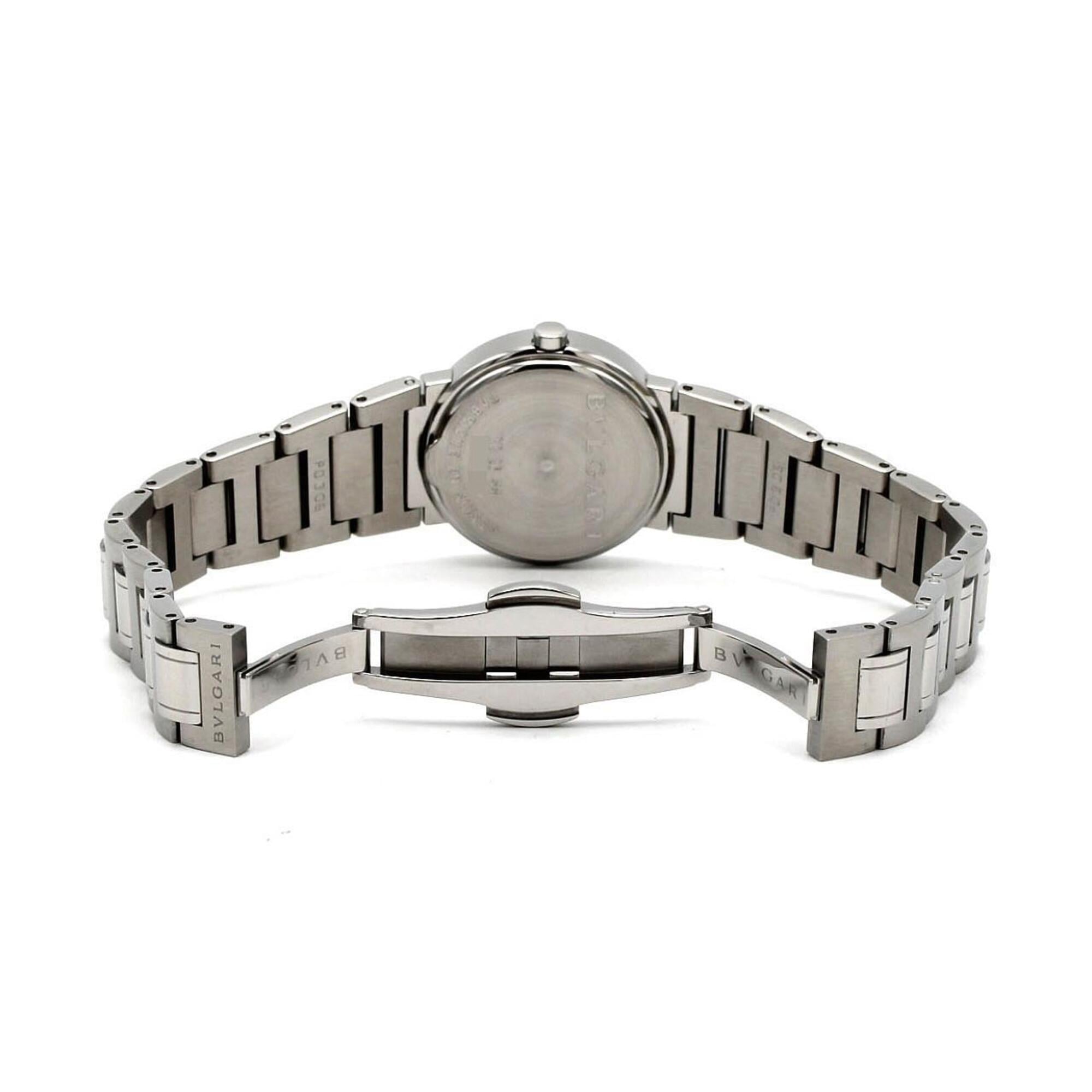 Bulgari 12P BBL26S/BB26BSS/12 Black Dial 26mm Watch