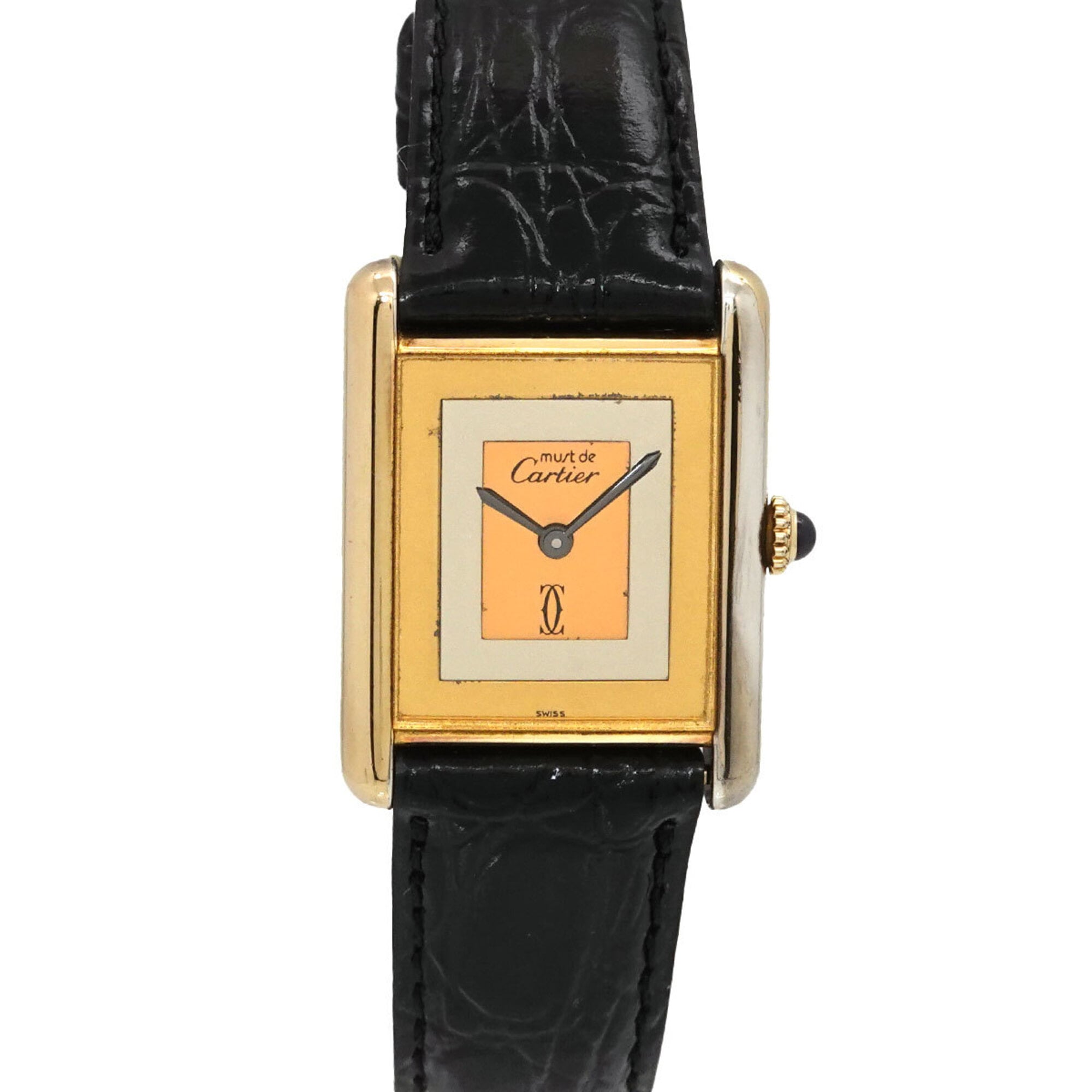 Cartier Must SV925 Gold Dial 23mm Watch