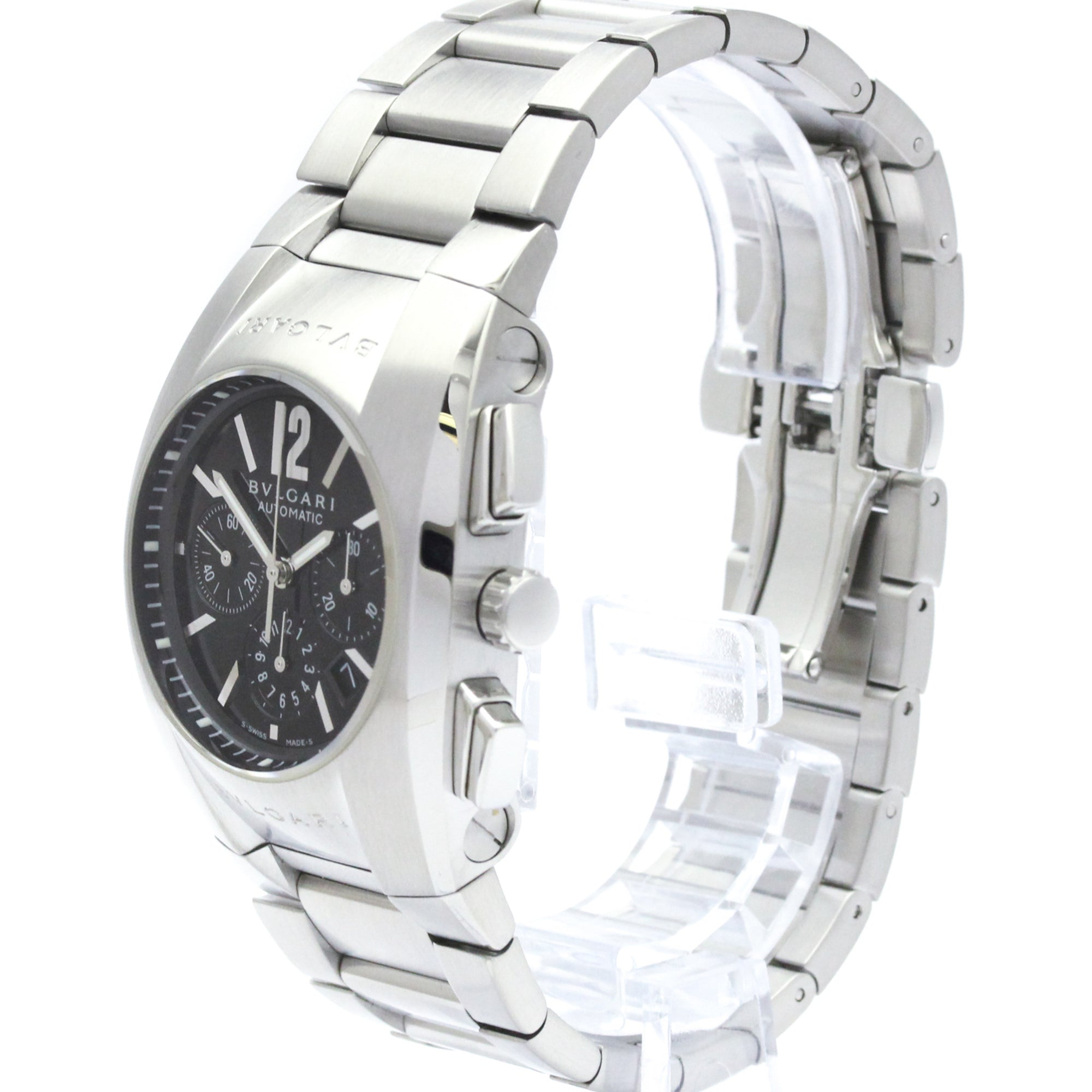 Bulgari Ergon EG35SCH Black Dial 35mm Watch