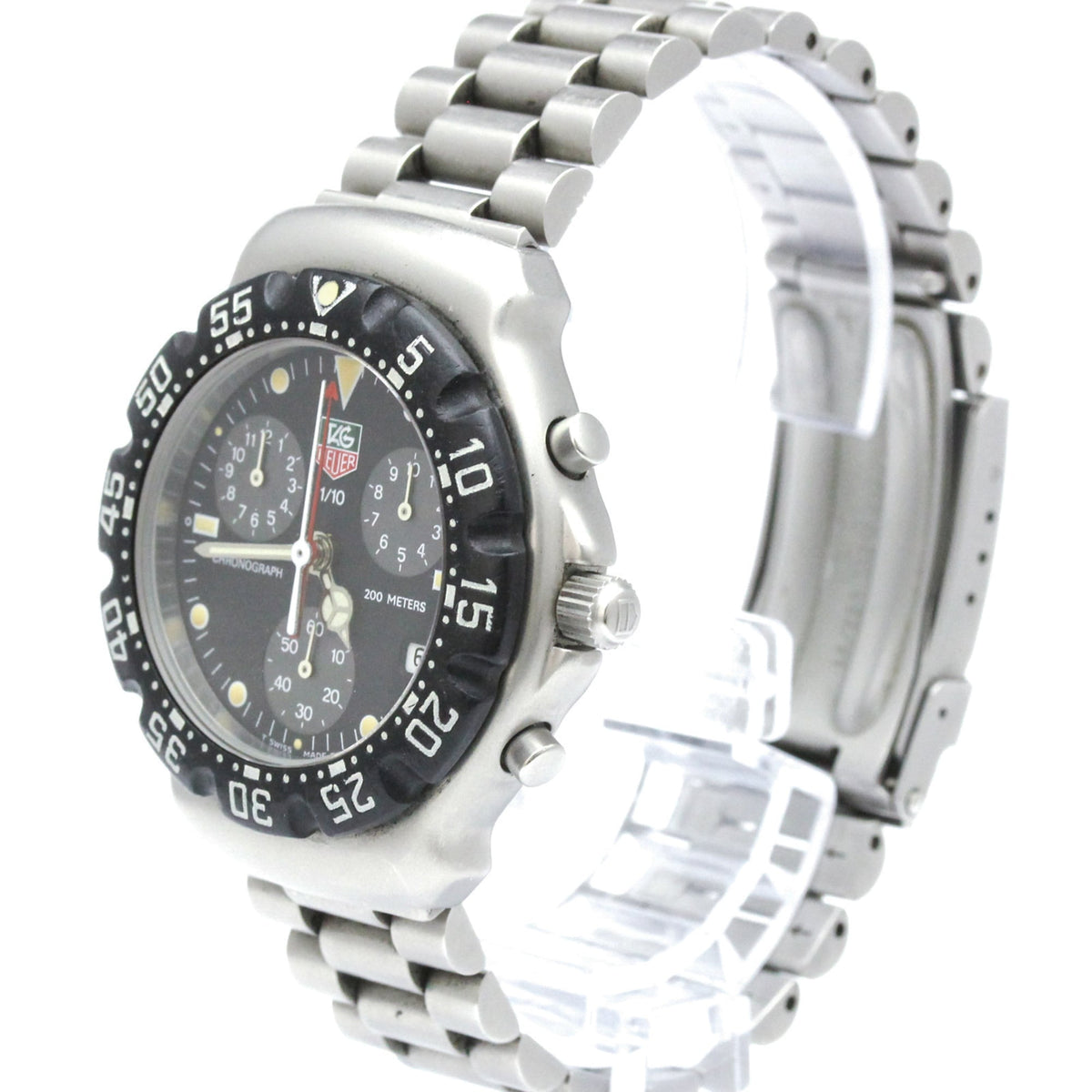 TAG Heuer Serie 2000 CA1211 Schwarz Zifferblatt 38 mm Uhr