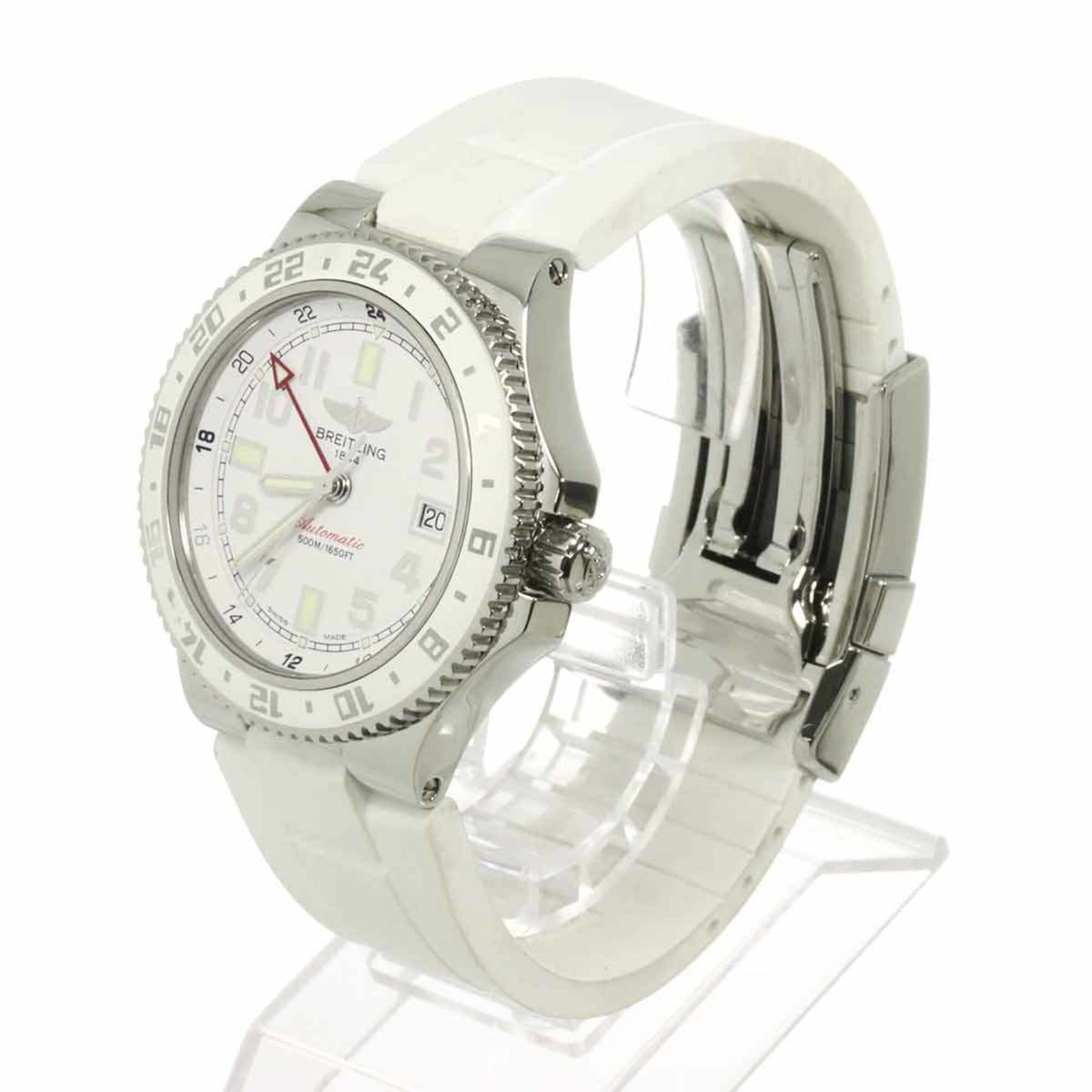 Montre Breitling Superocean Gmt A32380 Blanc Cadran 42 mm