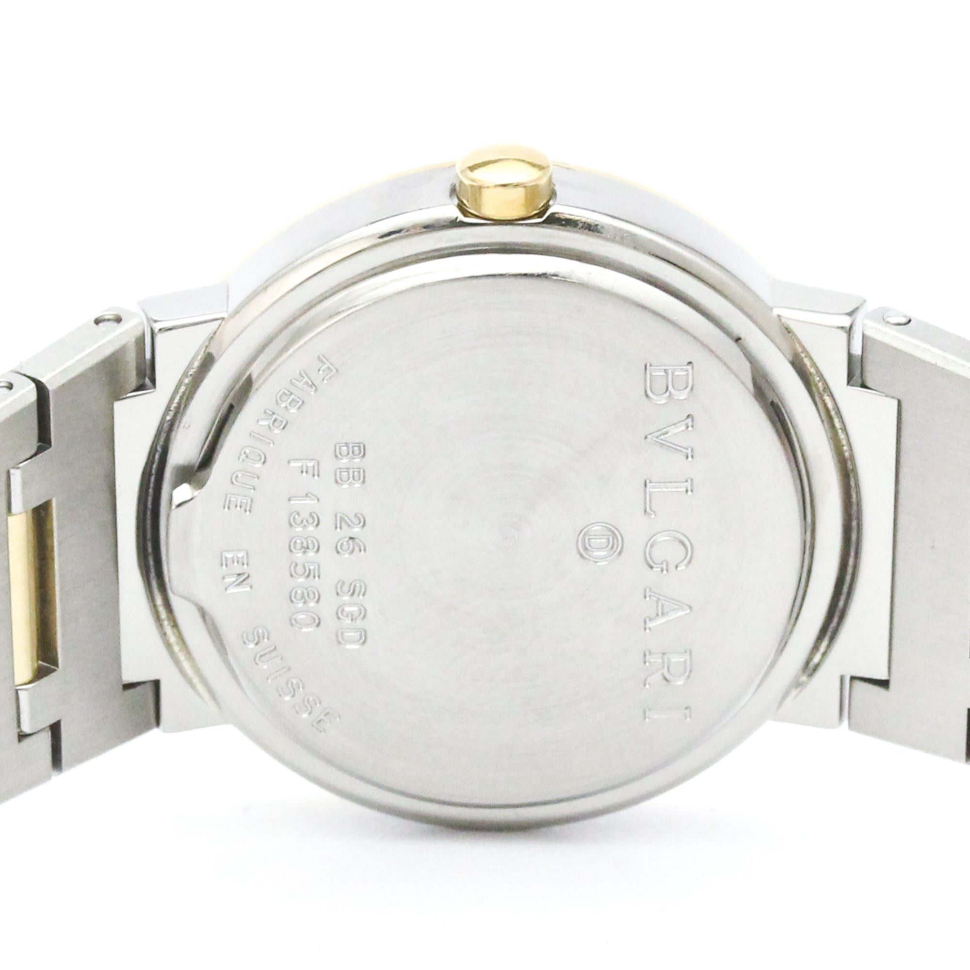 Bvlgari Bvlgari Bvlgari BB26SGD Black Dial 26mm Watch