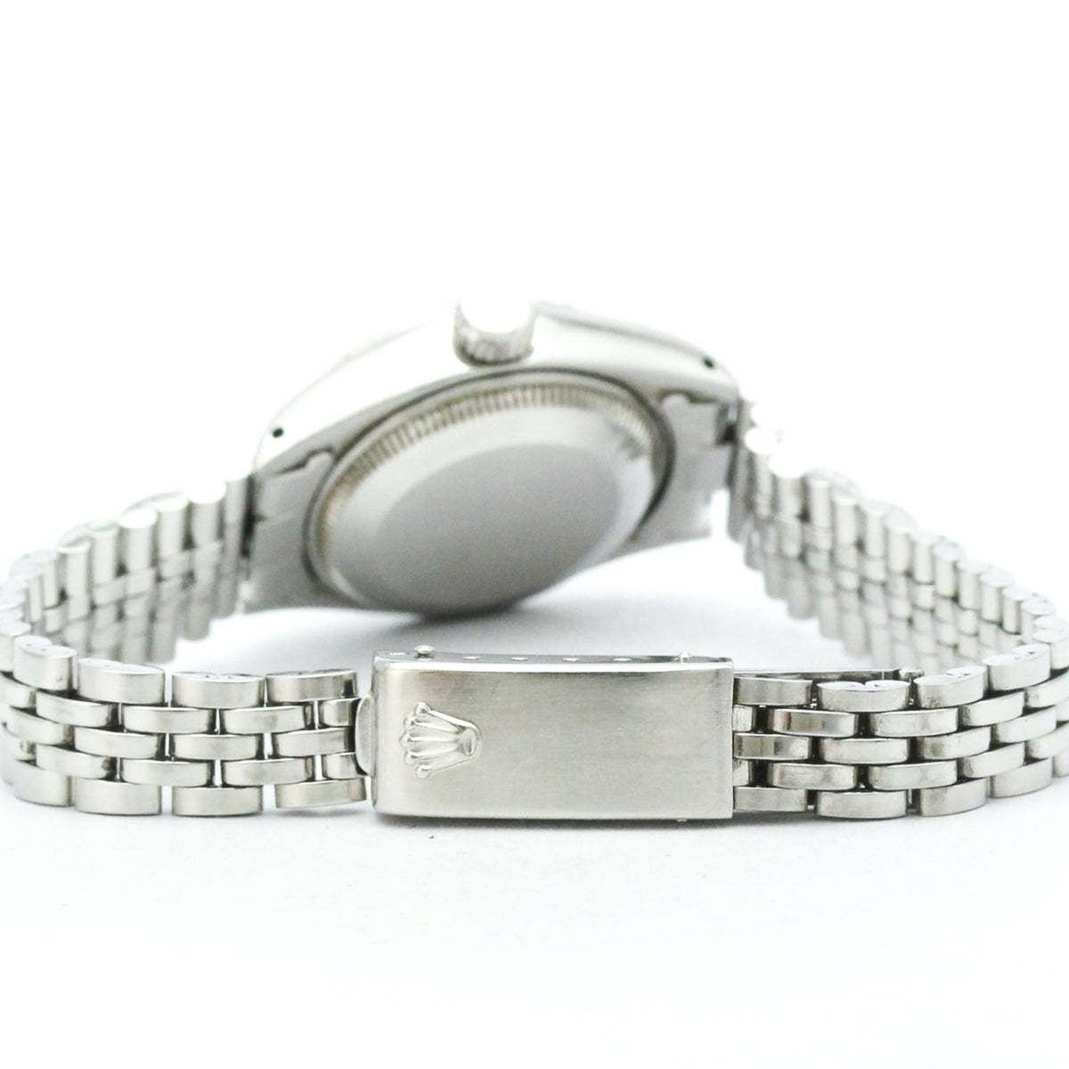 Rolex Oyster Perpetual Datum 6924 Silber Zifferblatt 26 mm Uhr