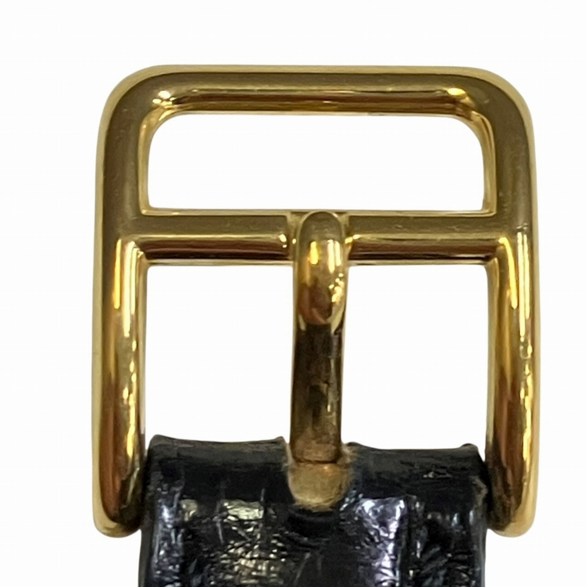 Hermes Kelly Watch, total weight 37.2g, quartz movement, black dial, KE1.201