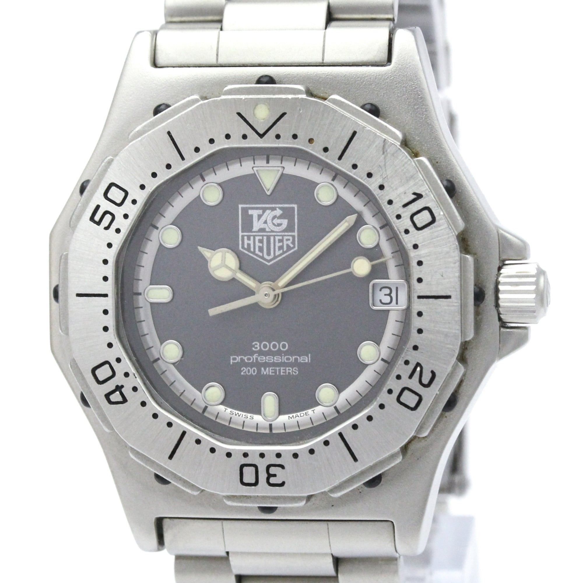 TAG Heuer 3000 Series 932213 Gray Dial 34mm Watch