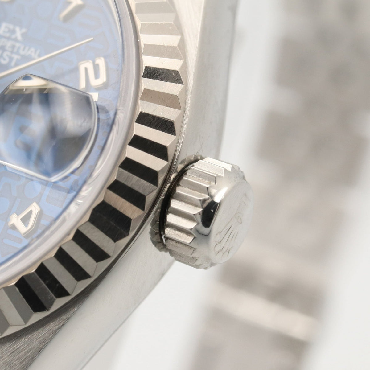 Rolex Datejust S-series 18K 69174 Blue Dial 26mm Watch