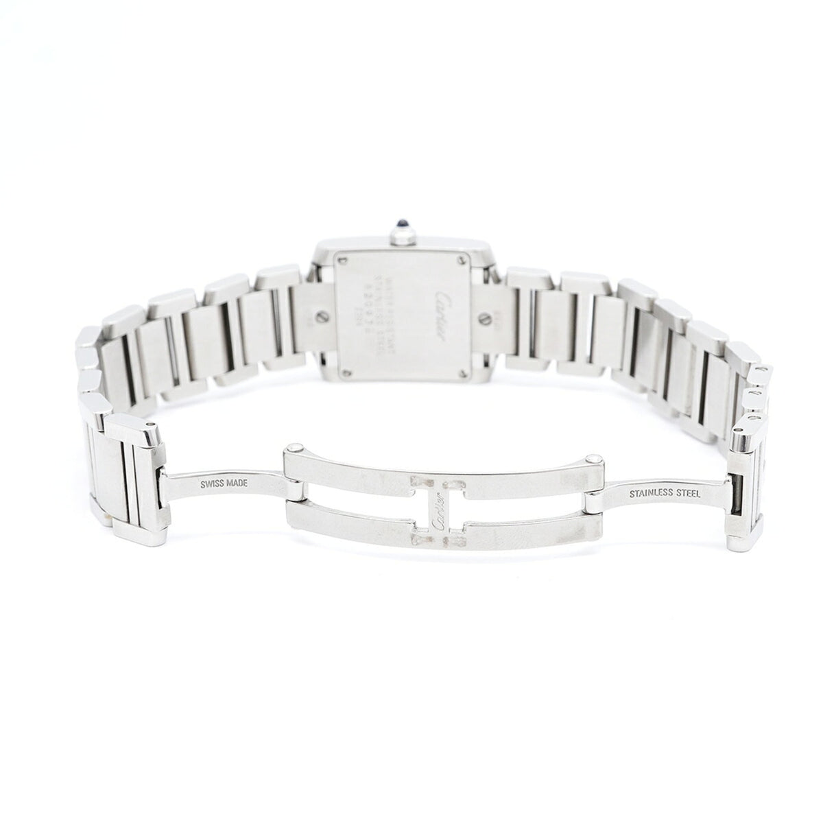 Cartier Tank Française SM W51008Q3 horloge met ivoorkleurige wijzerplaat, 20 mm