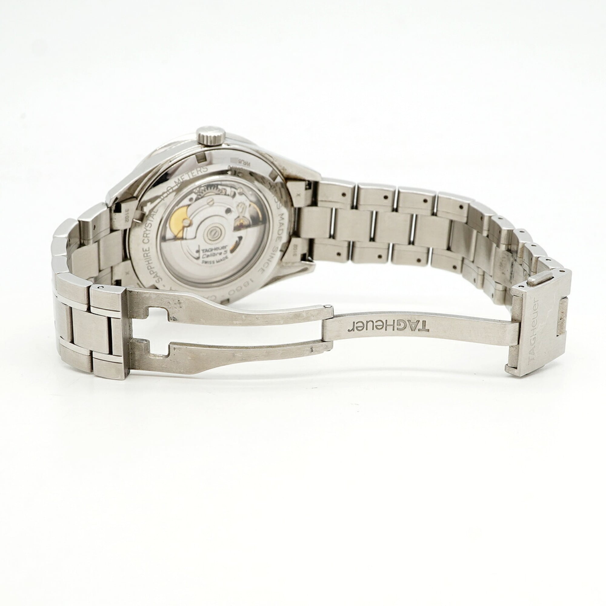 TAG Heuer Carrera Calibre 5 WV211N Brown Dial 39mm Watch