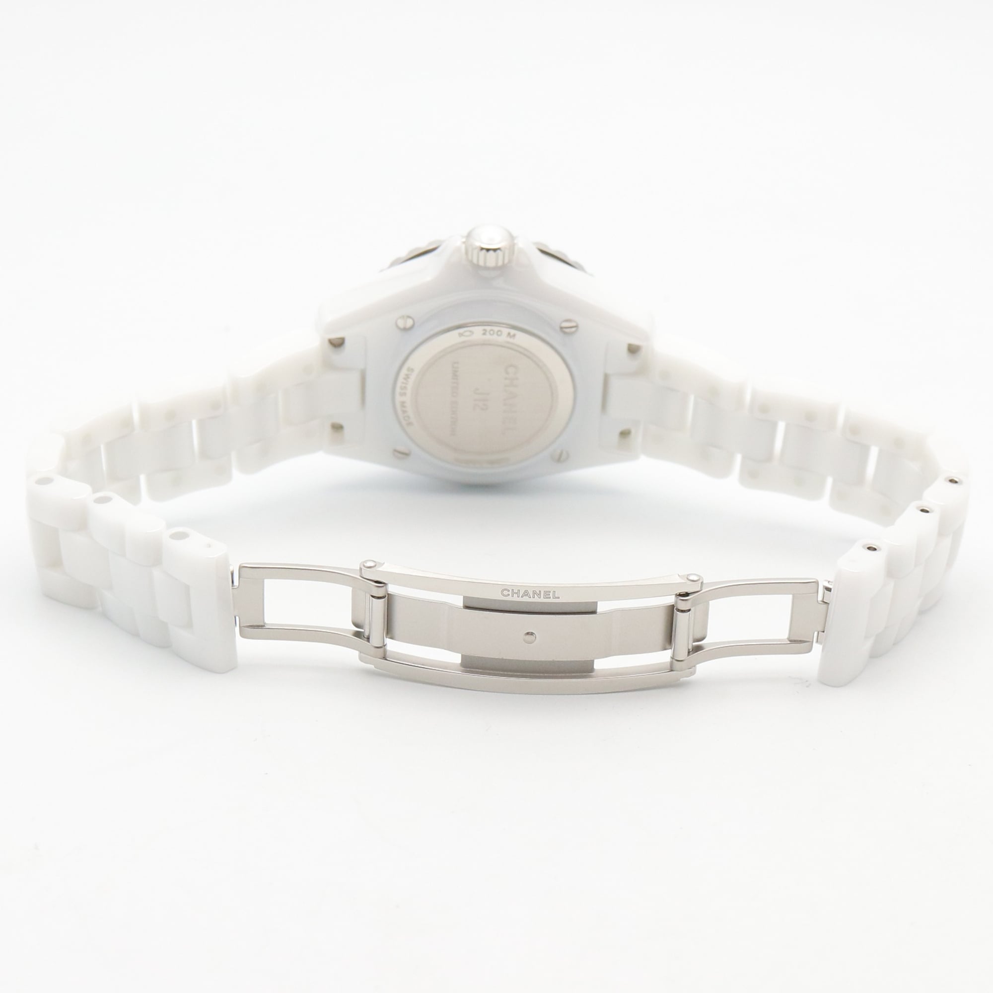 Montre Chanel J12 Cosmic en céramique pour femme, Blanc (H7990)