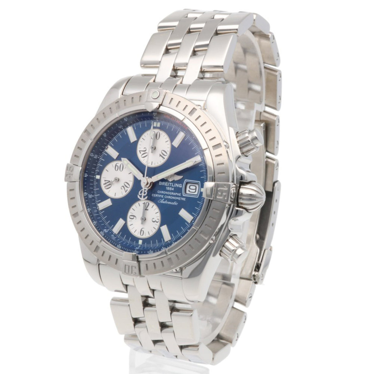 Breitling Chronomat A156C45PA Blue Dial 43mm Watch