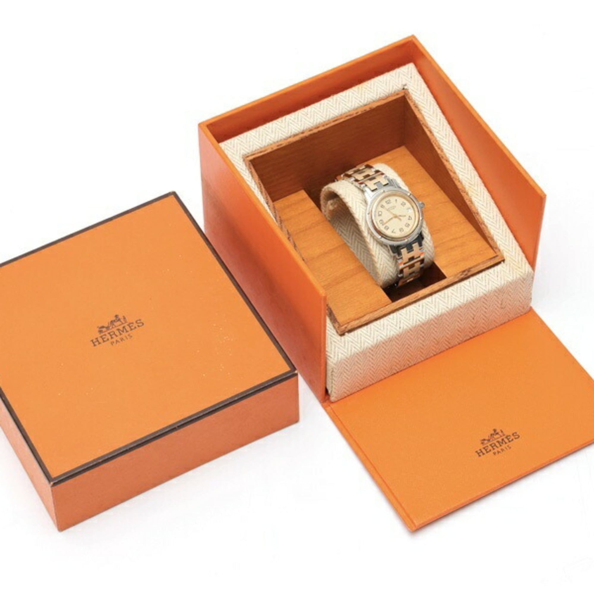 Montre Quartz Hermes Clipper CL3.240.130.3-22Beige