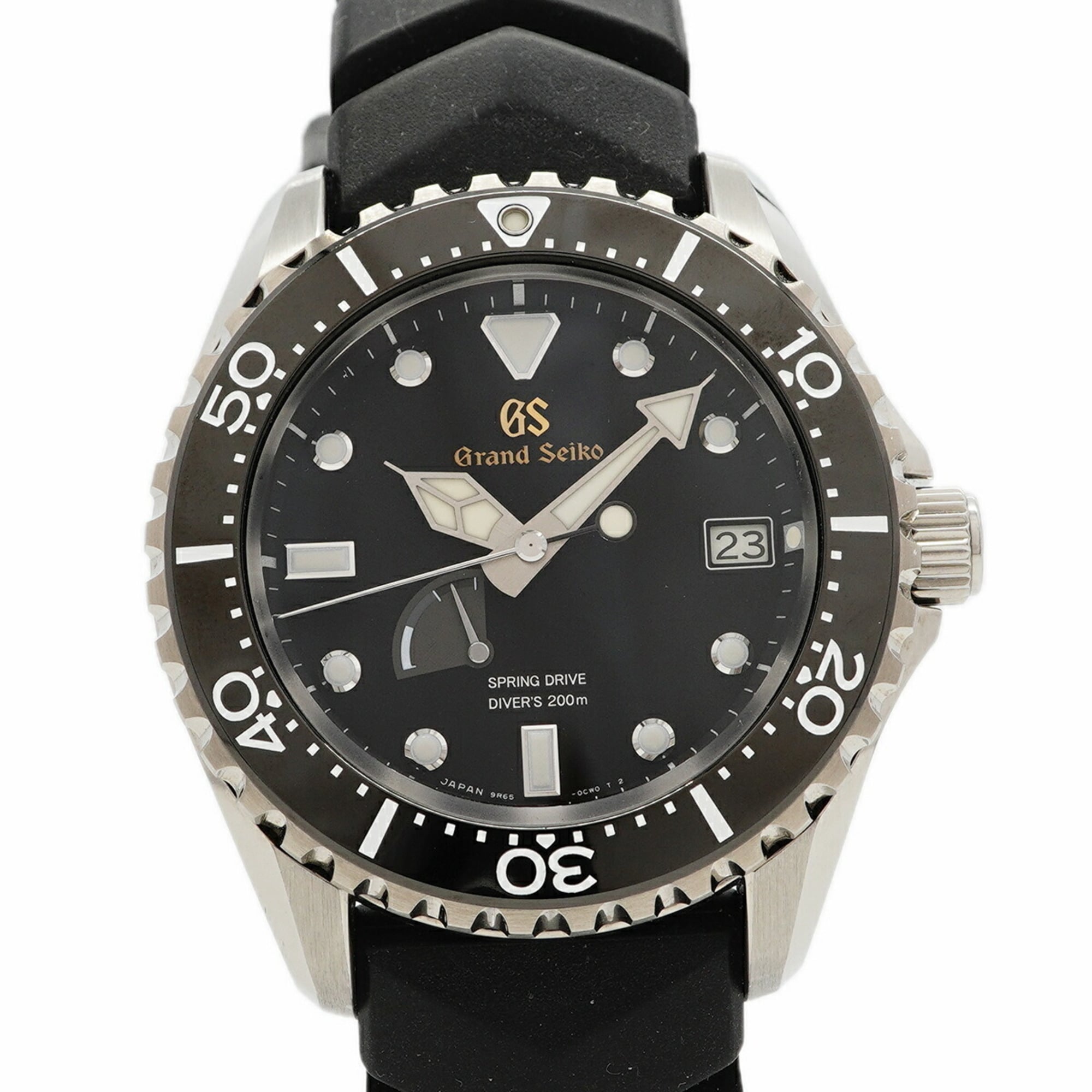 Grand Seiko Spring Drive SBGA463/9R65-0EE0 Black Dial 44mm Watch