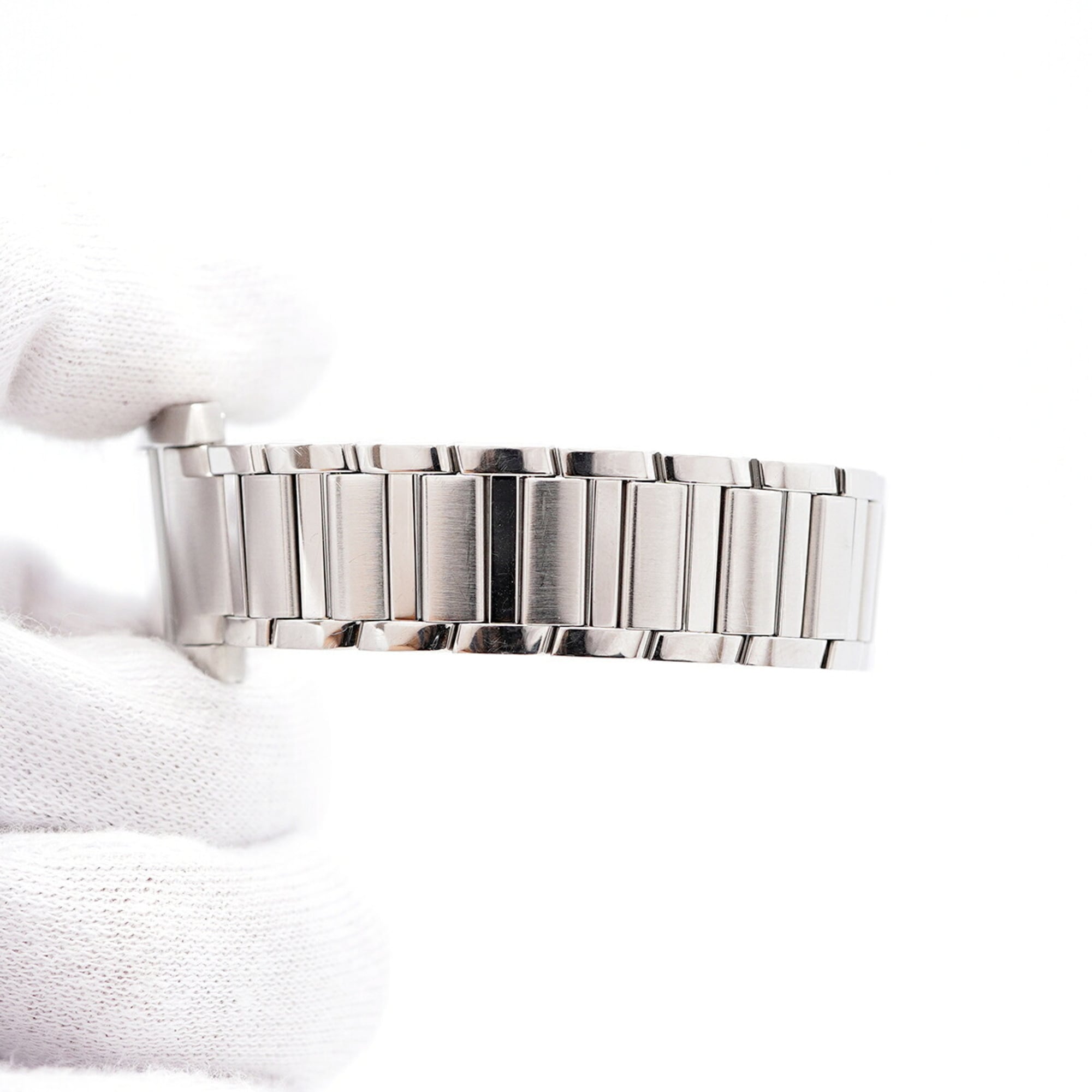 Montre Cartier Tank Française SM WSTA0065, cadran argenté, 21 mm