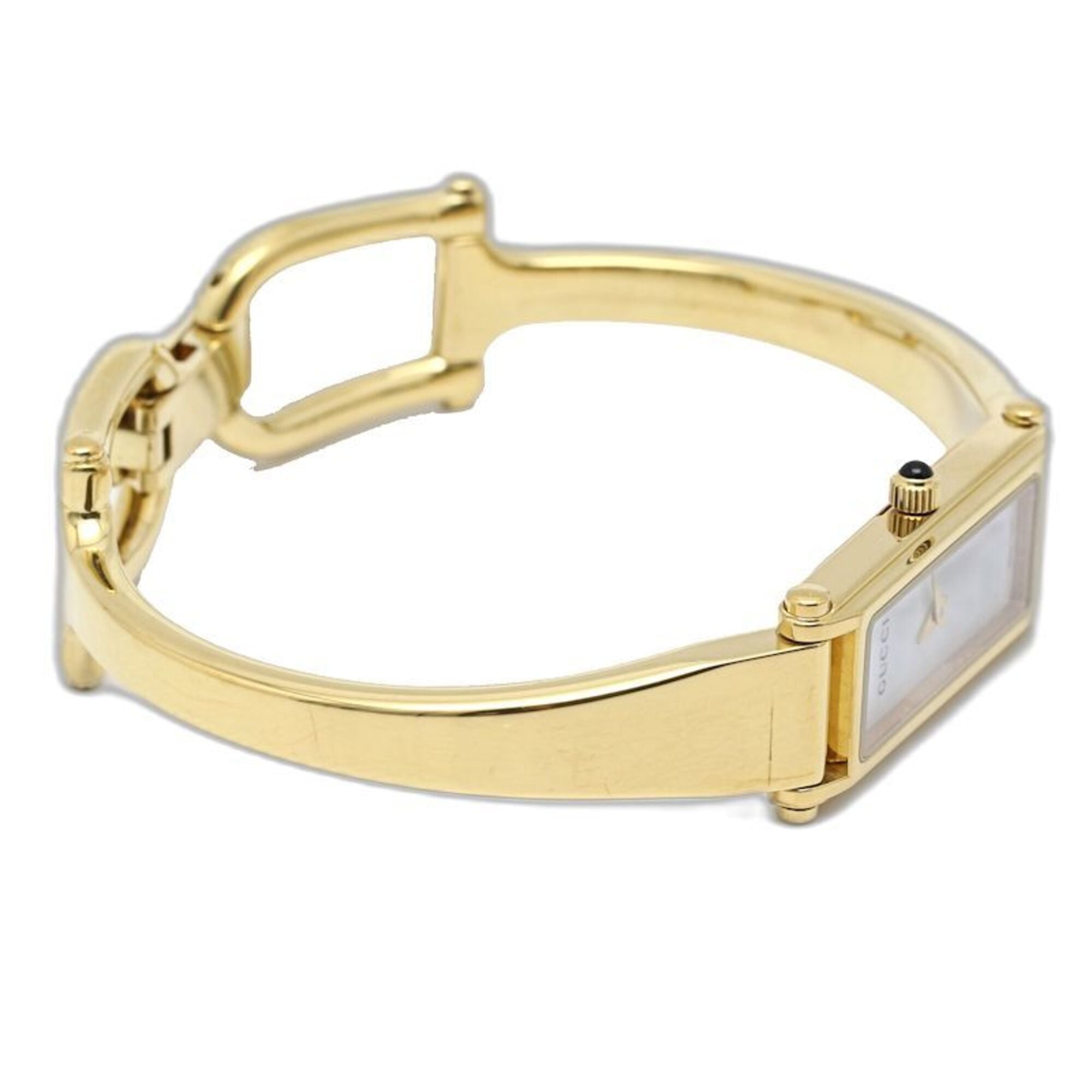 Gucci Bangle 1500L White Dial 12mm Watch