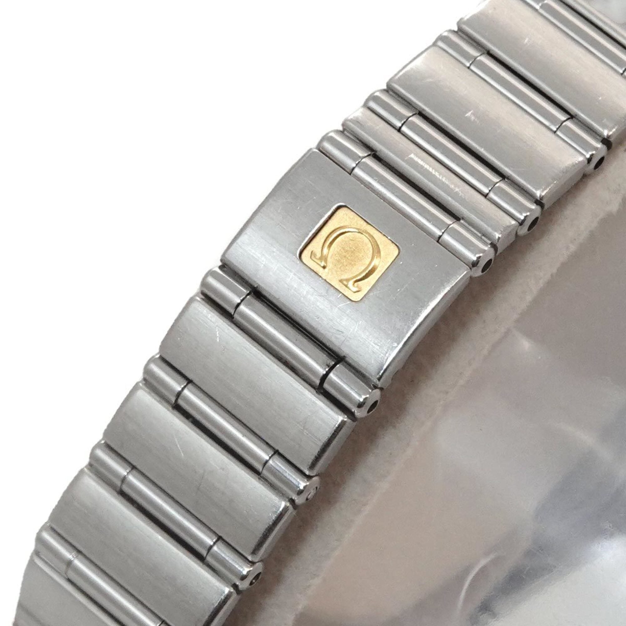 Omega Constellation 1562 40 Damenuhr, grau, Quarzuhr
