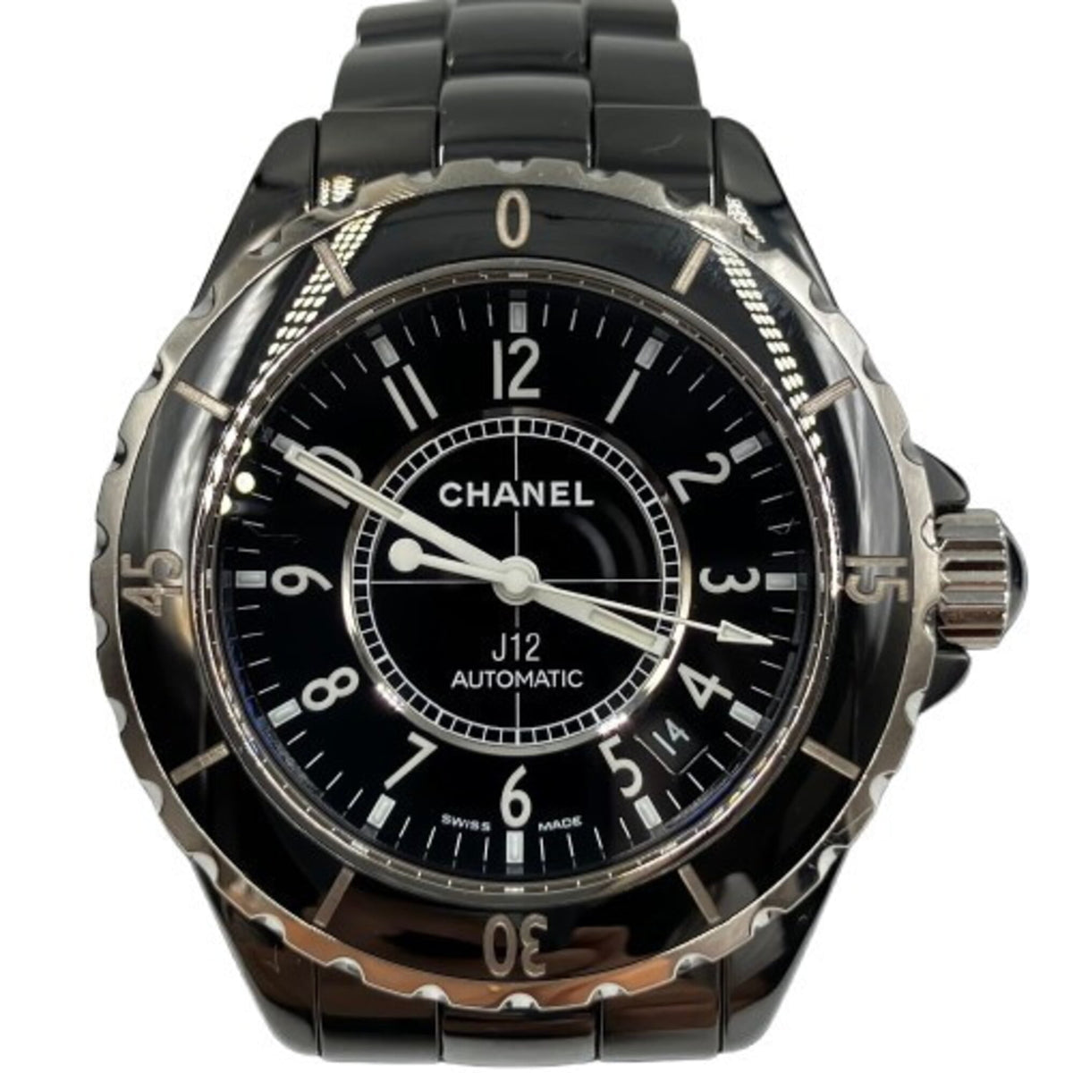 Chanel J12 H0685 Schwarz Zifferblatt 38 mm Uhr
