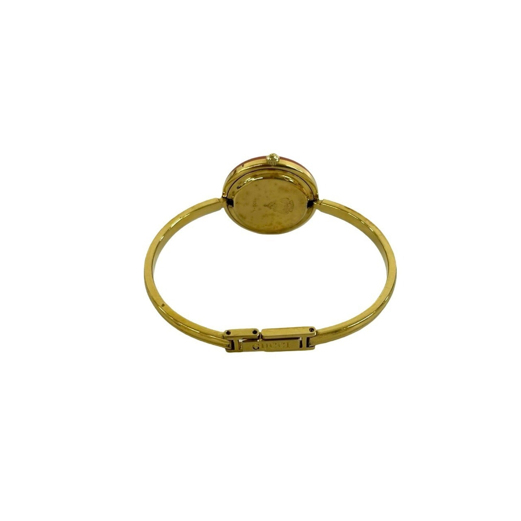 GUCCI Vintage Changeable Bezel Sherry Line GP Watch Wristwatch Gold 30660