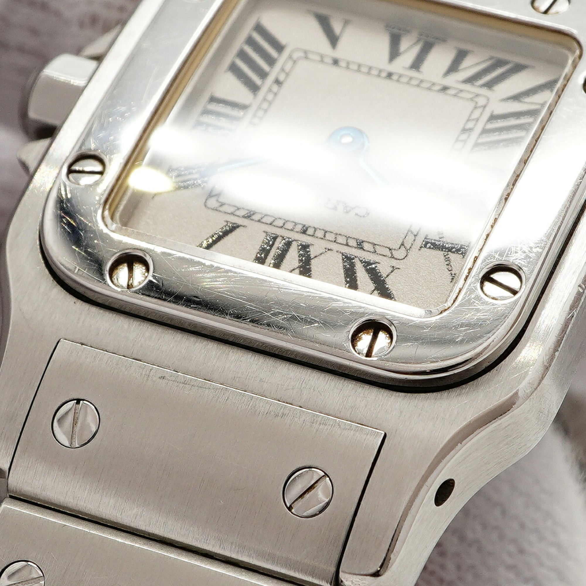 Cartier Santos W20056D6 Ivory Dial 23mm Watch