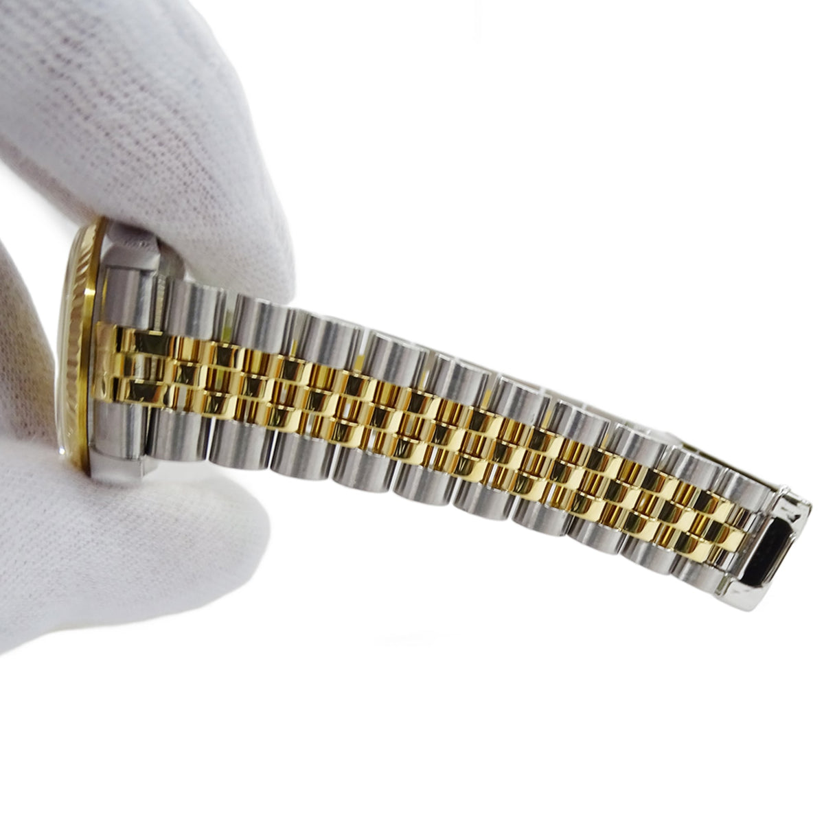 Rolex Datejust 68273 95, goldenes Zifferblatt, 30 mm Uhr