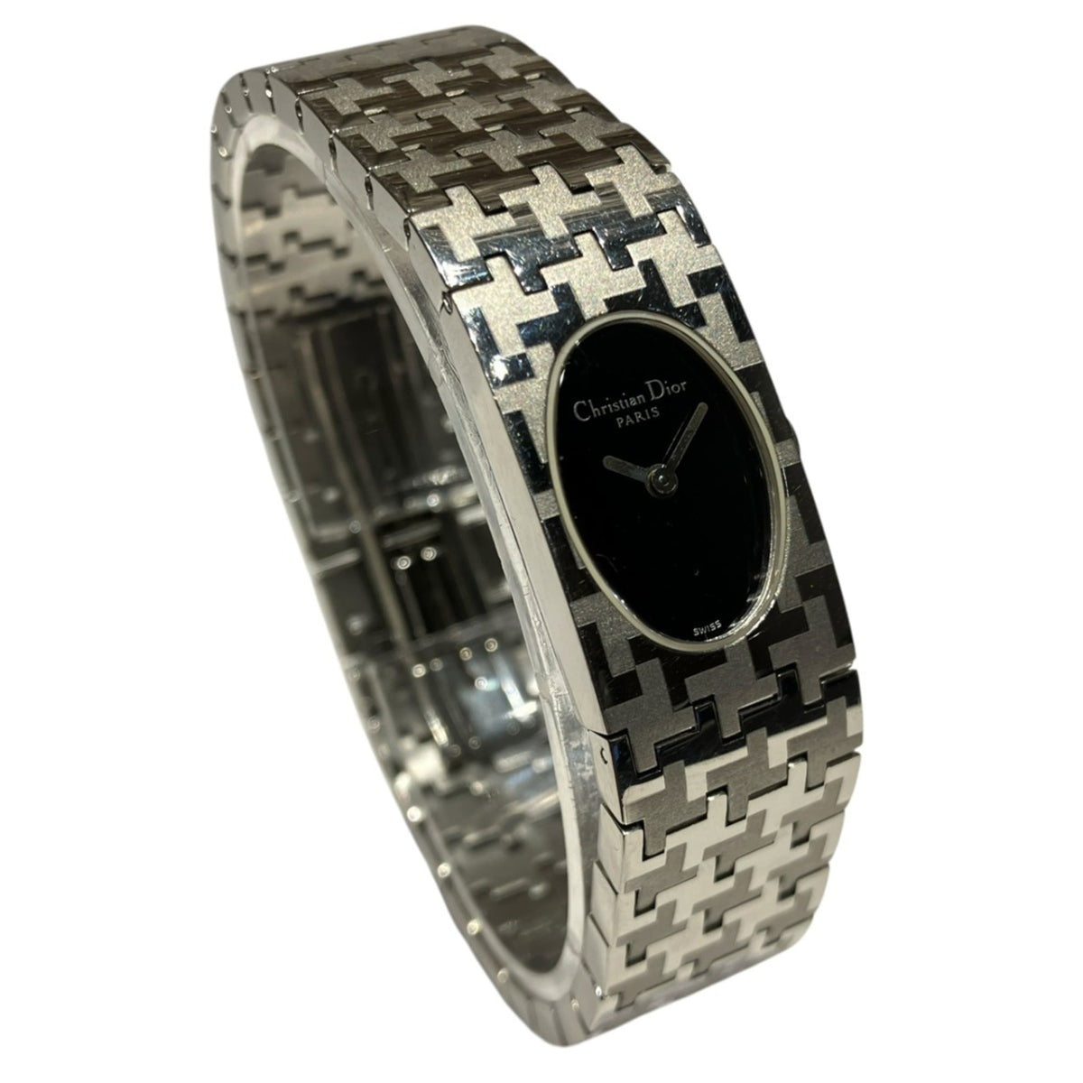 Christian Dior Miss D70-100 horloge met zwarte wijzerplaat, 15 mm